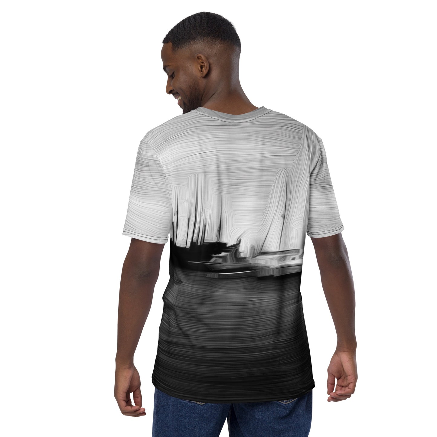 The Sleeping Yachts (at Night) - Mens T-Shirt - iSAW Company