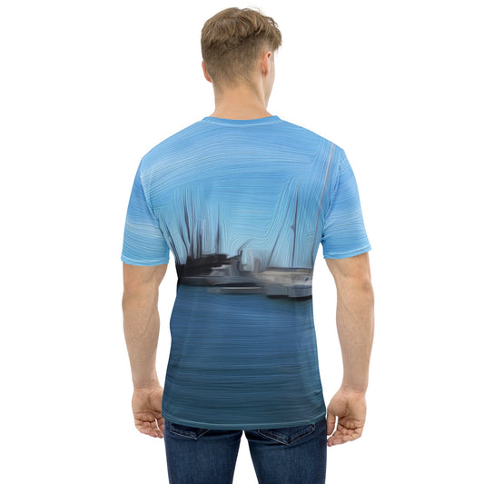The Sleeping Yachts (at Morning) - Mens T-Shirt - iSAW Company