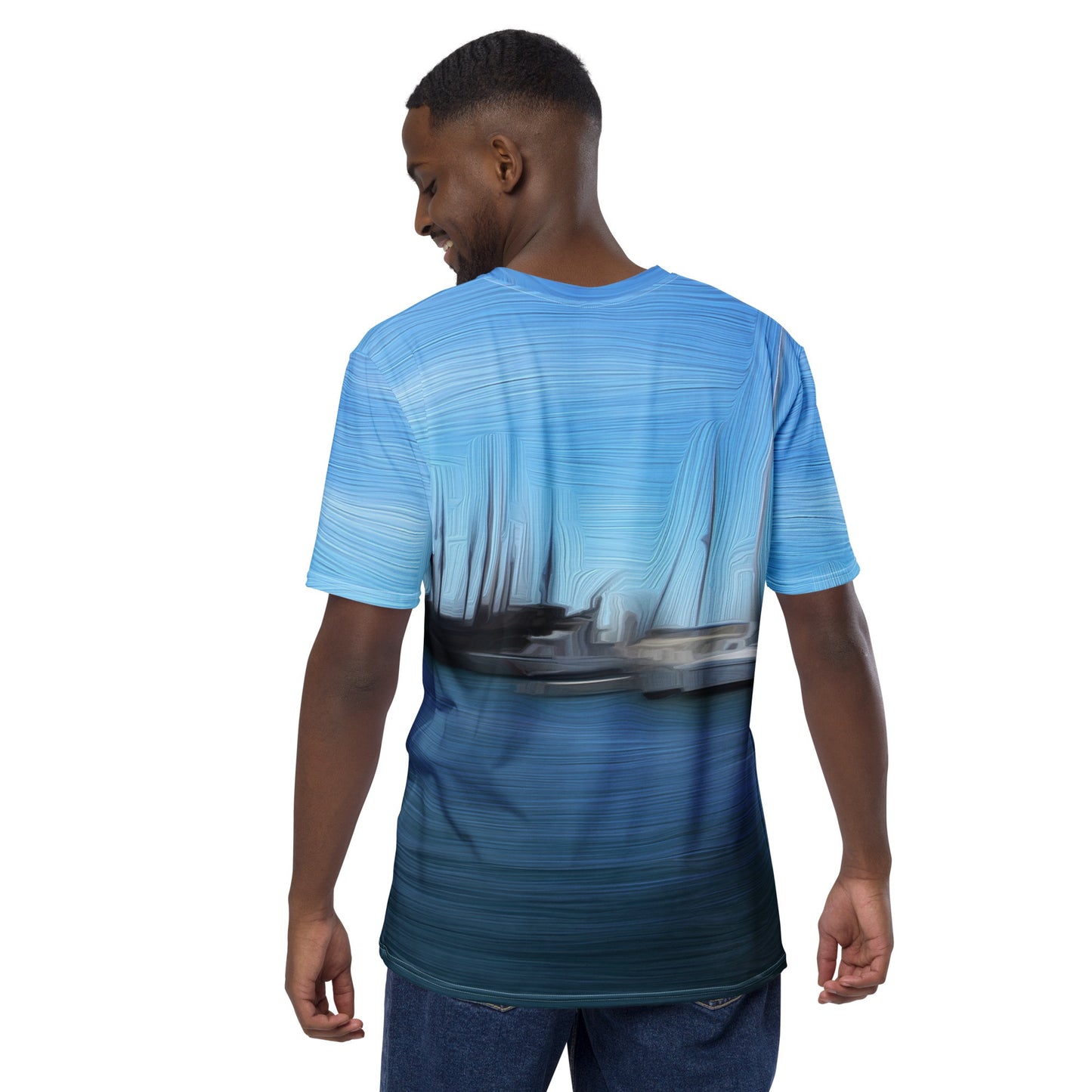 The Sleeping Yachts (at Morning) - Mens T-Shirt - iSAW Company