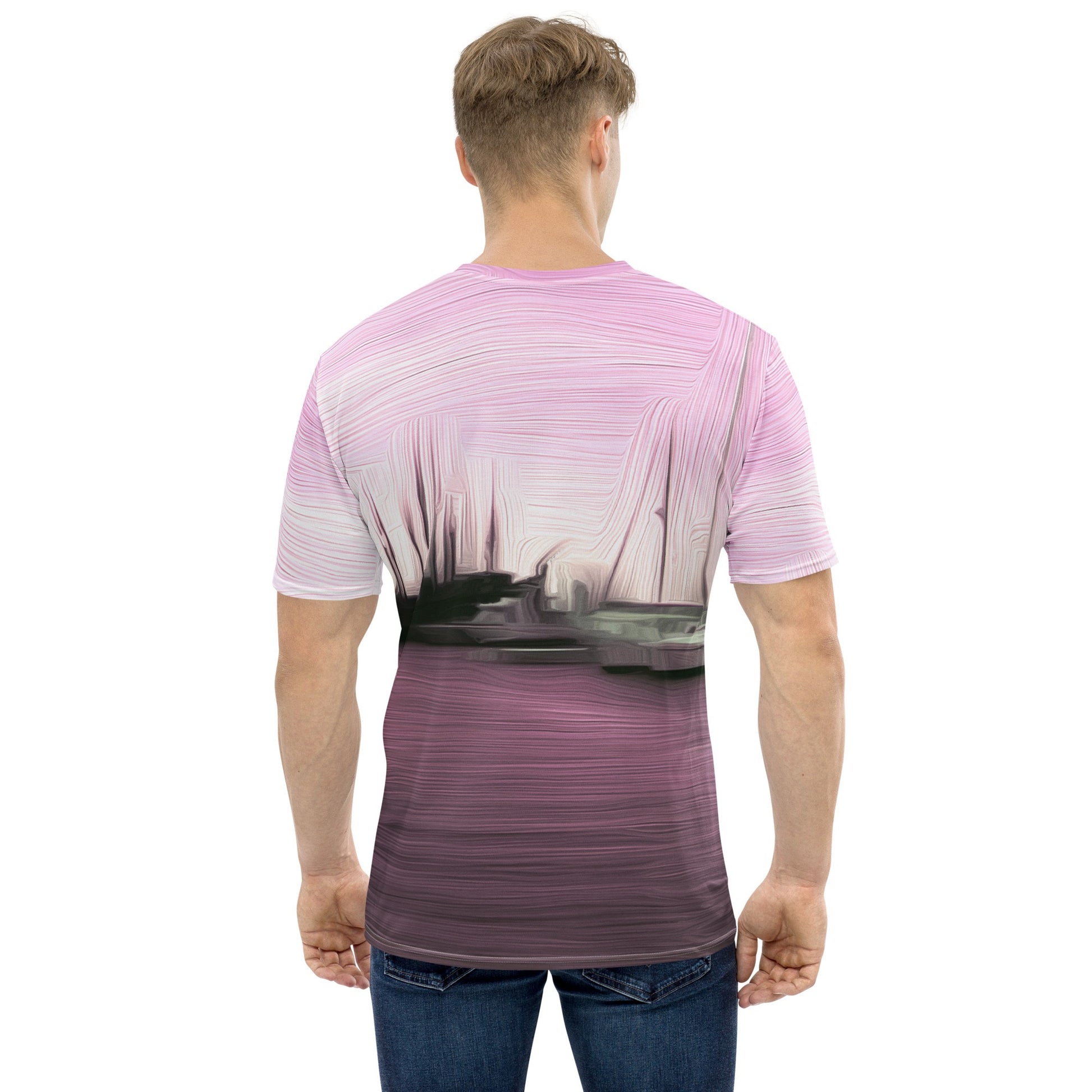 The Sleeping Yachts (at Evening) - Mens T-Shirt - iSAW Company