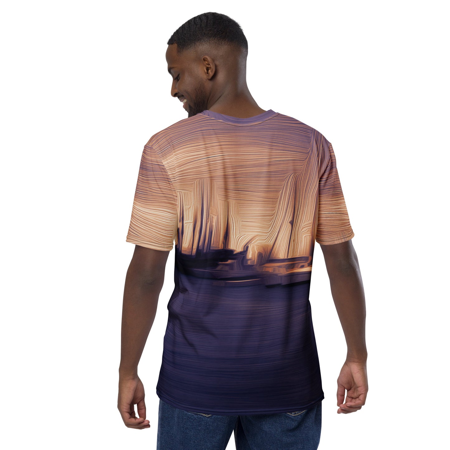 The Sleeping Yachts (at Sunset) - Mens T-Shirt - iSAW Company
