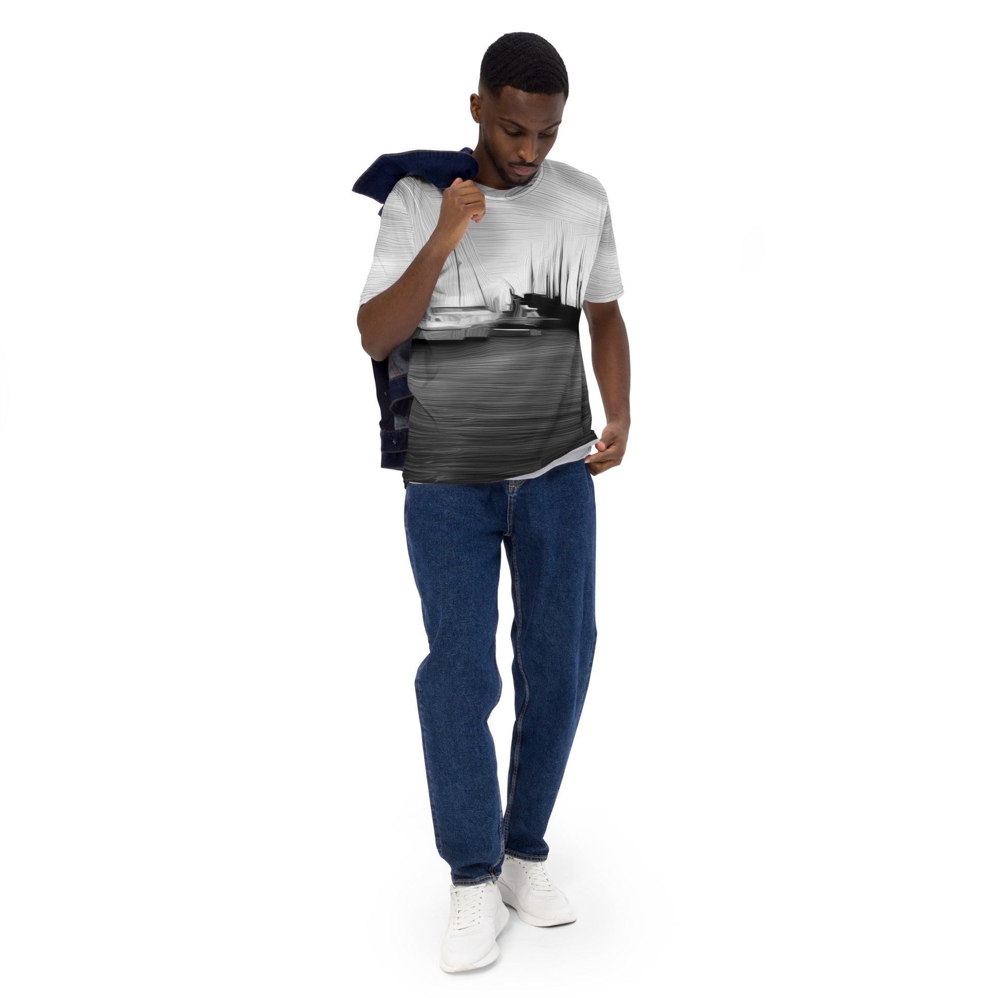 The Sleeping Yachts (at Night) - Mens T-Shirt - iSAW Company