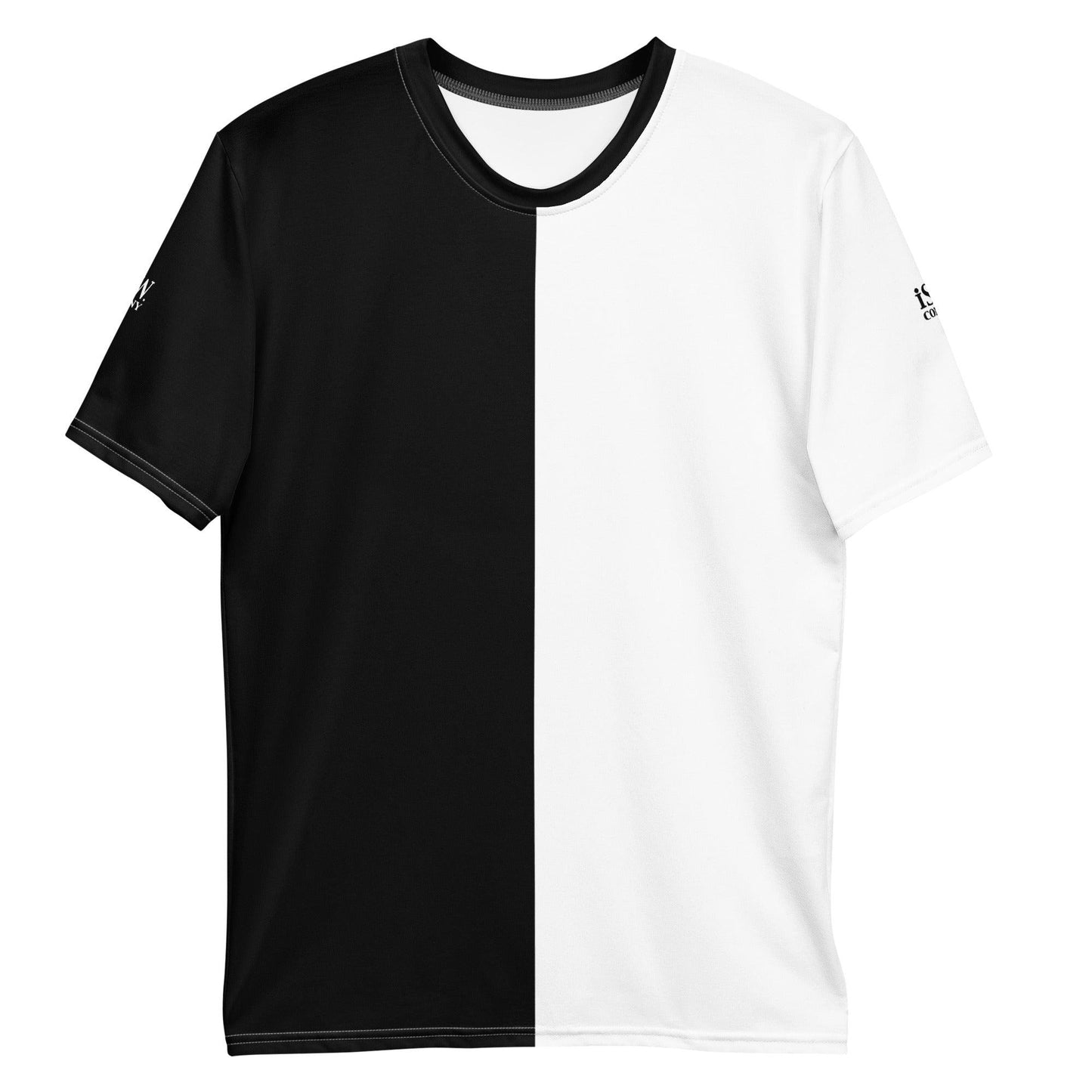 Half Black Half White - Mens T-Shirt - iSAW Company