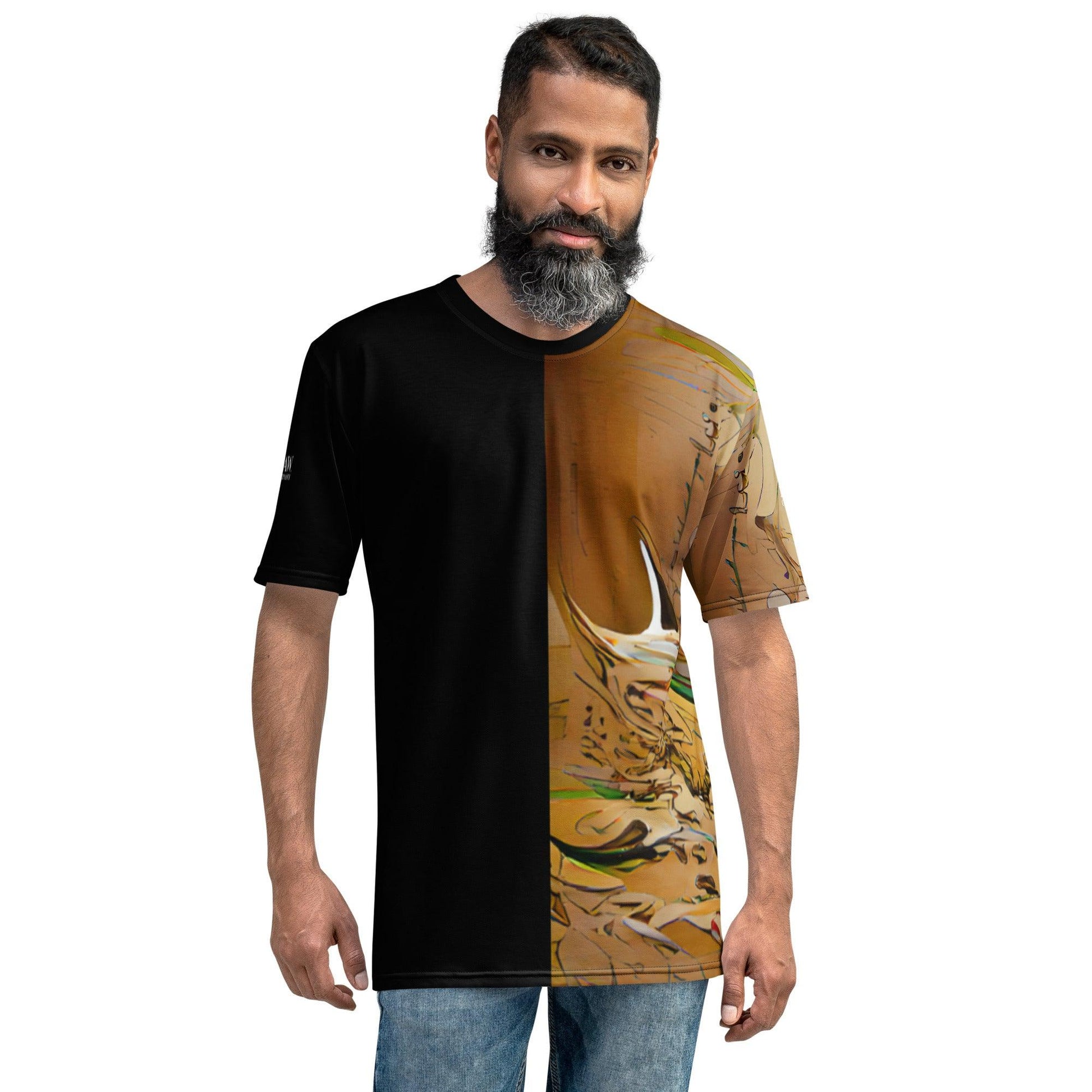 Half Black Half Gāolàng - Mens T-Shirt - iSAW Company