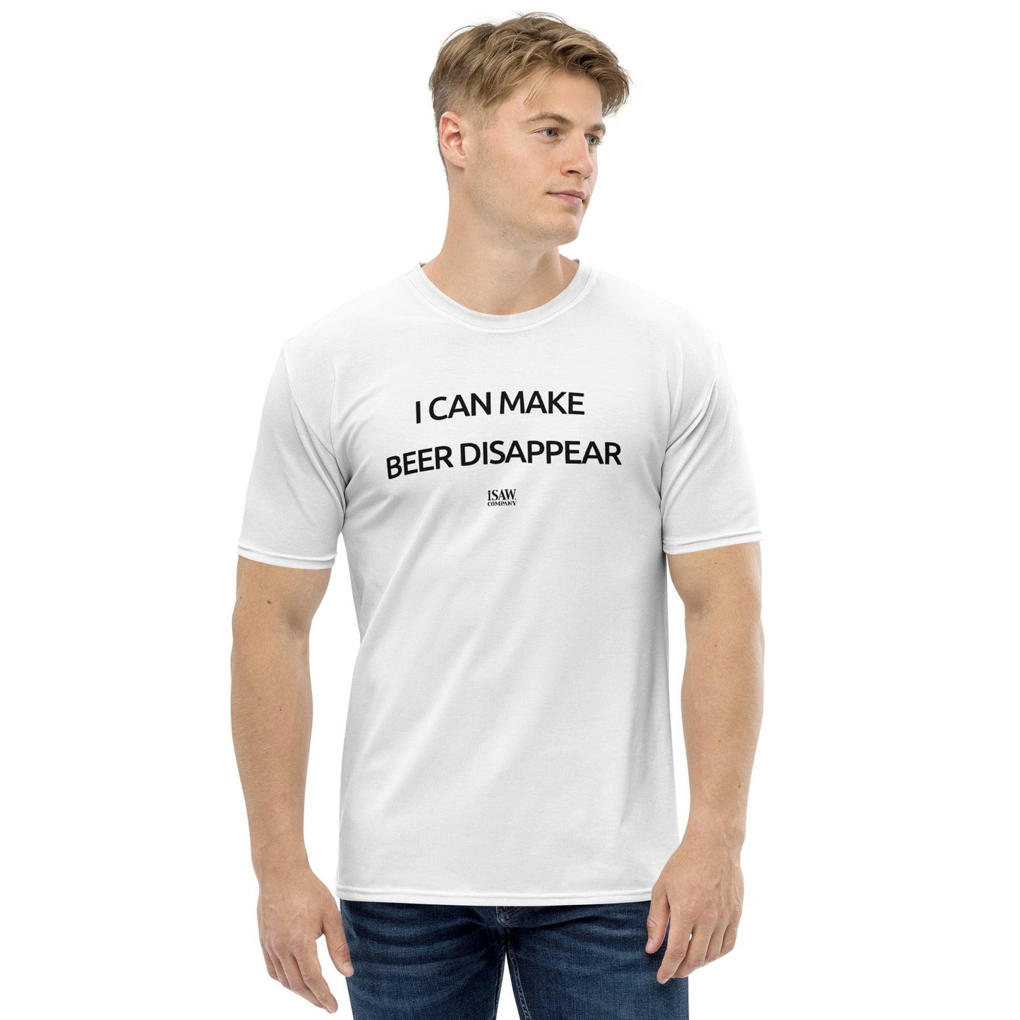 I Can Make Beer Disappear - Mens White T-Shirt