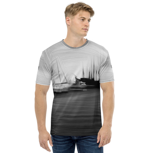 The Sleeping Yachts (at Night) - Mens T-Shirt