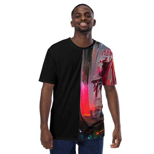 Half Black Half Báijiǔ - Mens T-Shirt - iSAW Company