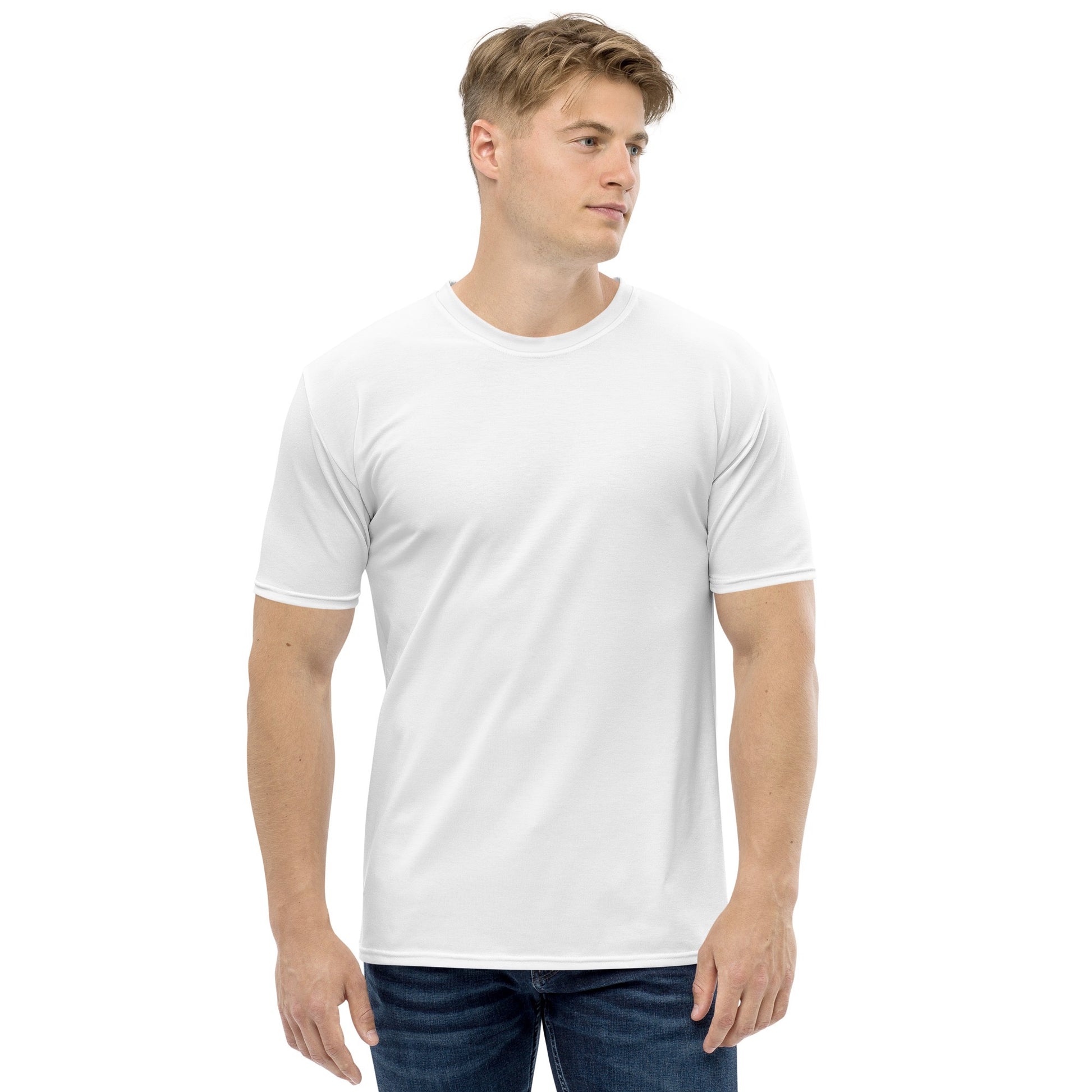 iSAW Mens White T-Shirt - iSAW Company