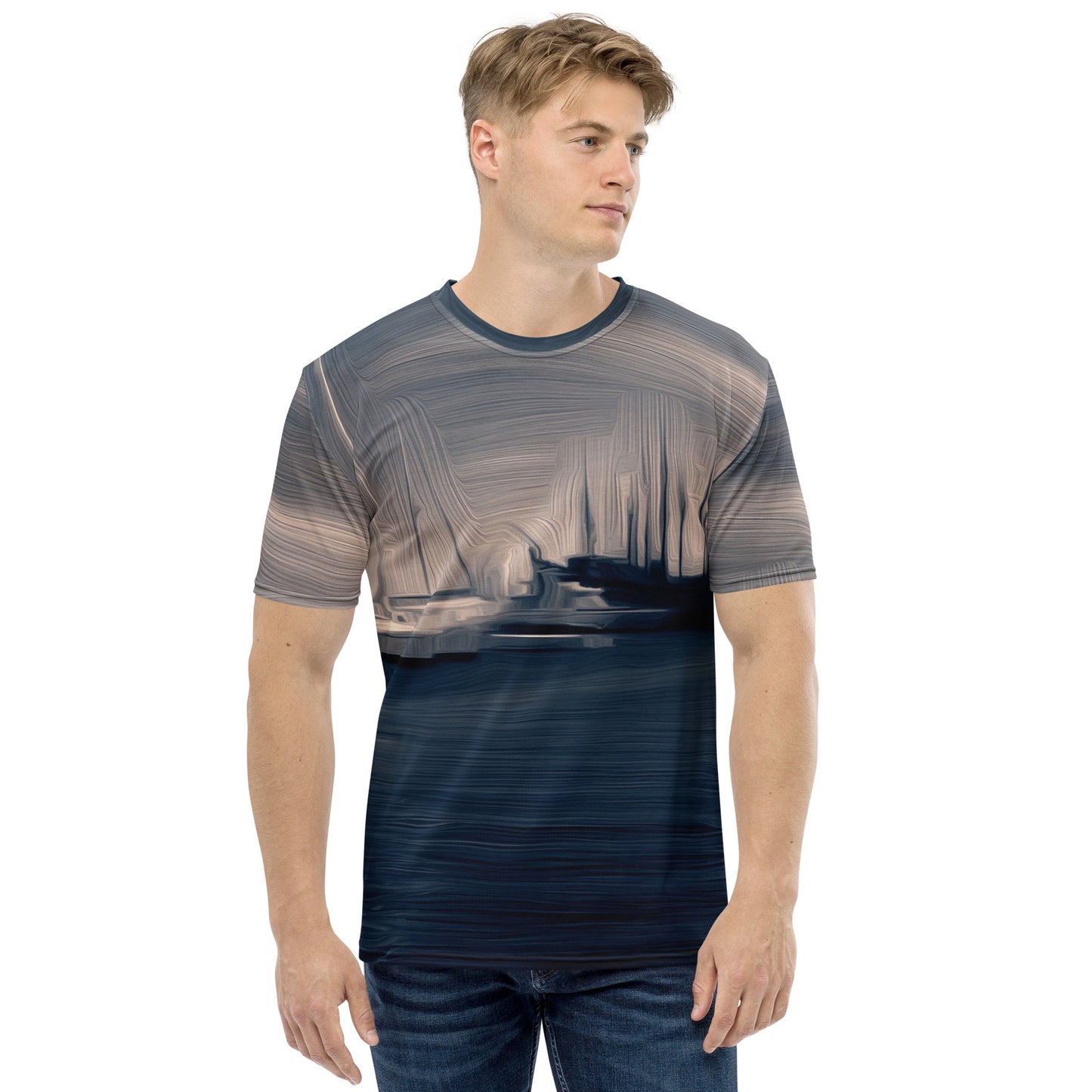 The Sleeping Yachts (at Sunrise) - Mens T-Shirt - iSAW Company