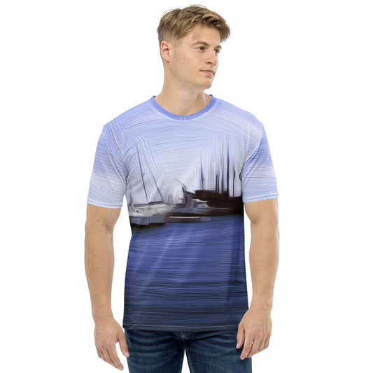 The Sleeping Yachts (at Afternoon) - Mens T-Shirt iSAW Company