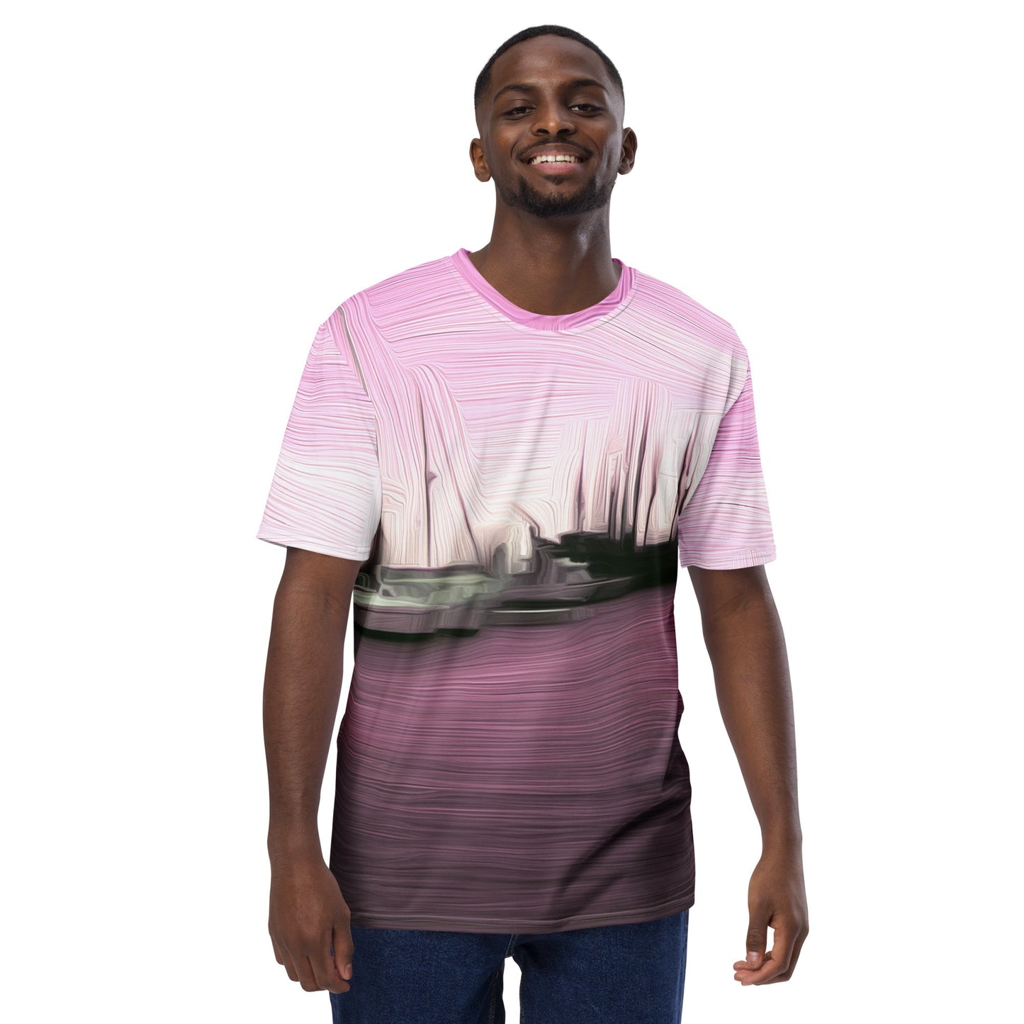 The Sleeping Yachts (at Evening) - Mens T-Shirt - iSAW Company