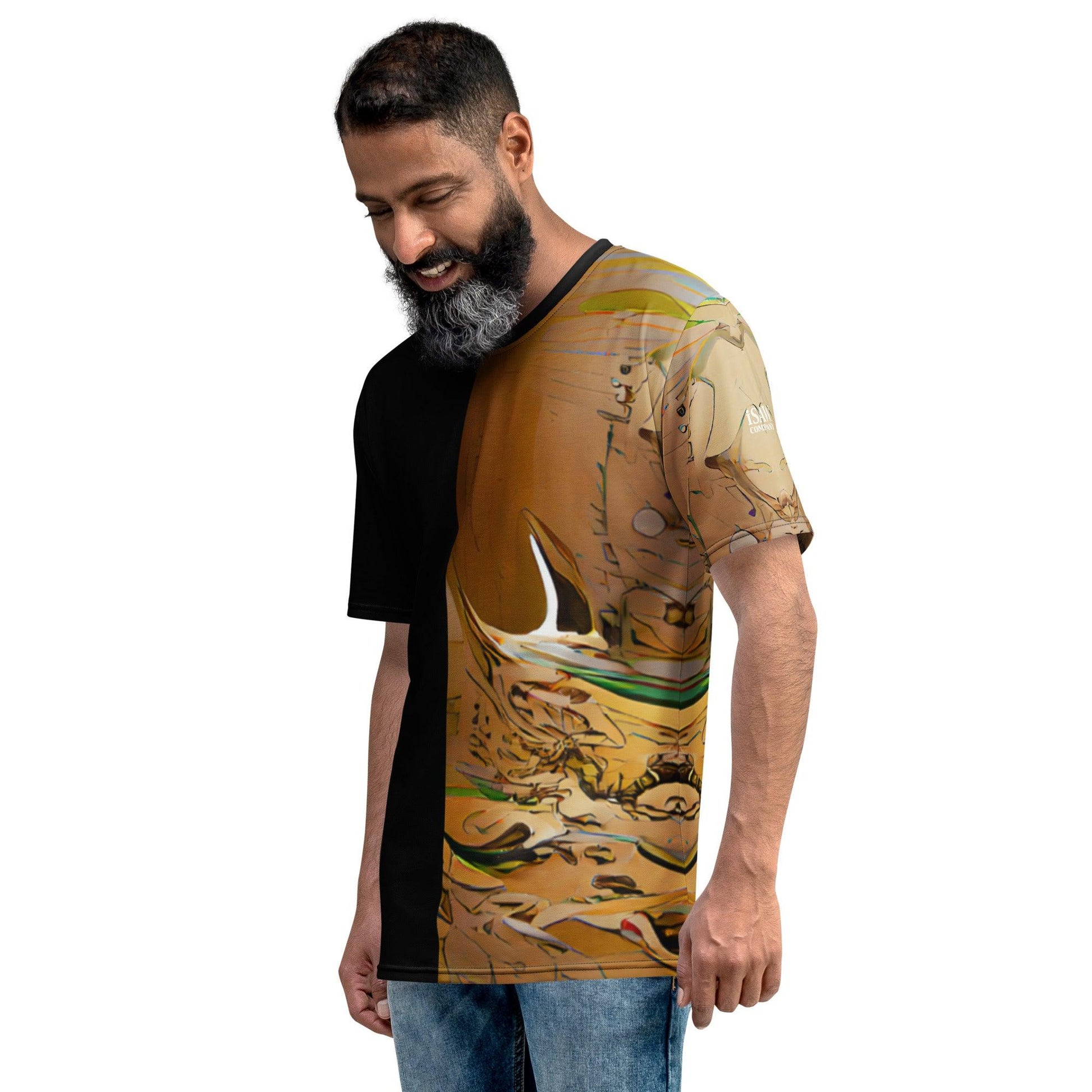 Half Black Half Gāolàng - Mens T-Shirt - iSAW Company