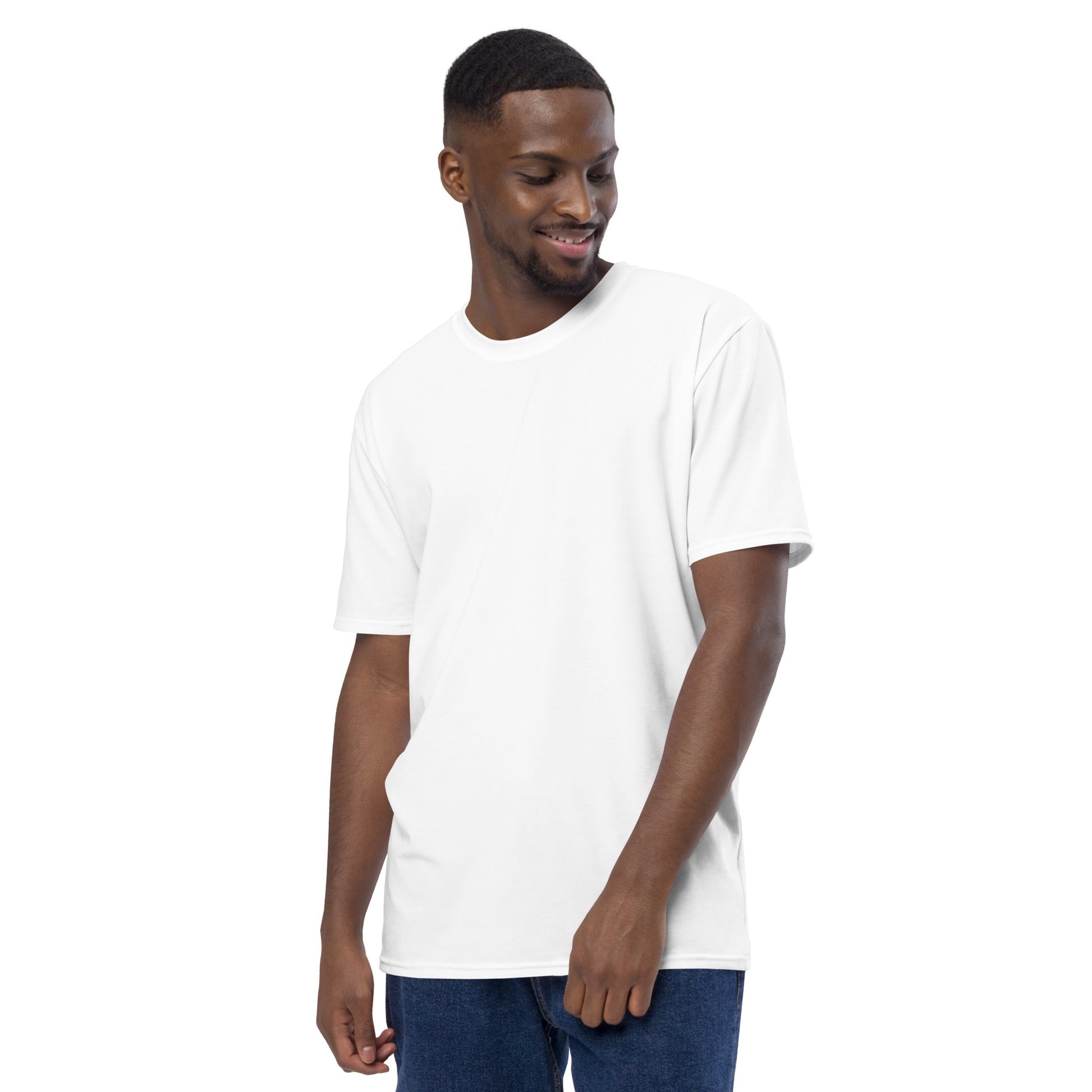iSAW Mens White T-Shirt - iSAW Company