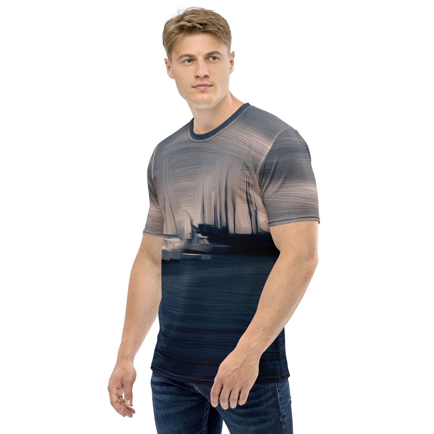 The Sleeping Yachts (at Sunrise) - Mens T-Shirt - iSAW Company