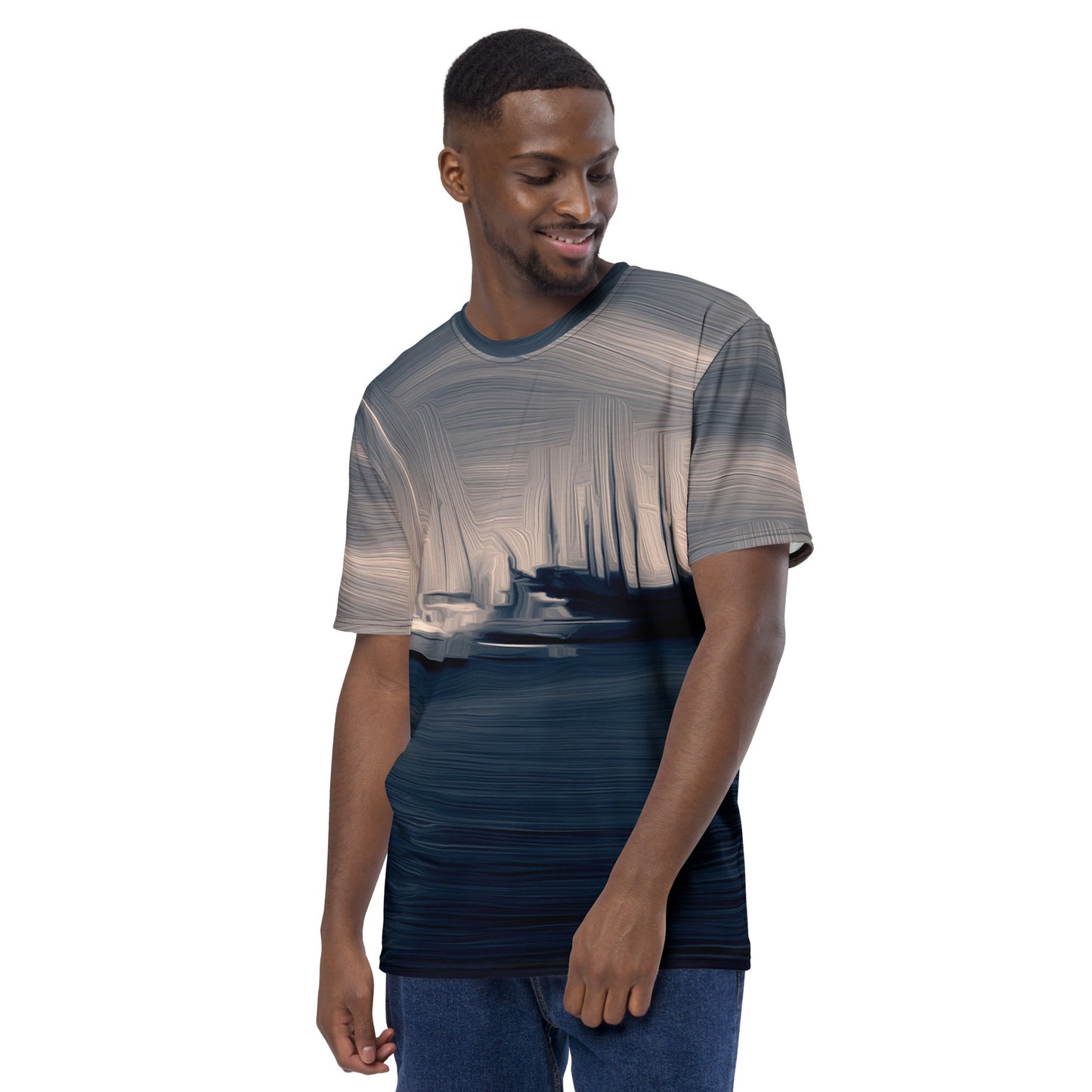 The Sleeping Yachts (at Sunrise) - Mens T-Shirt - iSAW Company