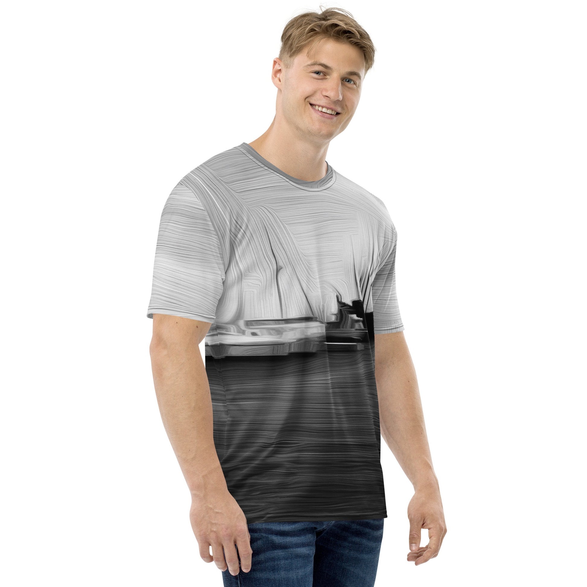The Sleeping Yachts (at Night) - Mens T-Shirt - iSAW Company