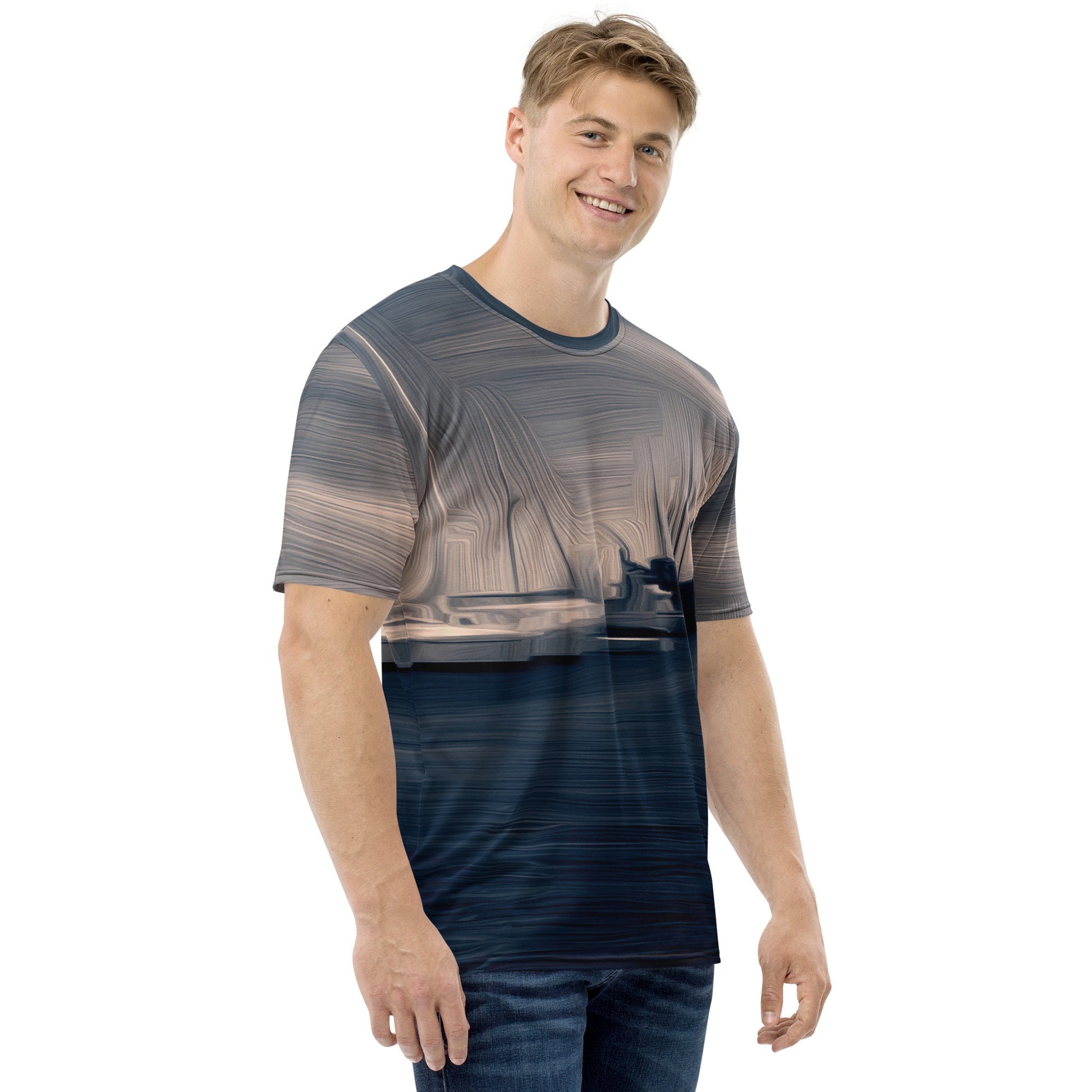 The Sleeping Yachts (at Sunrise) - Mens T-Shirt - iSAW Company