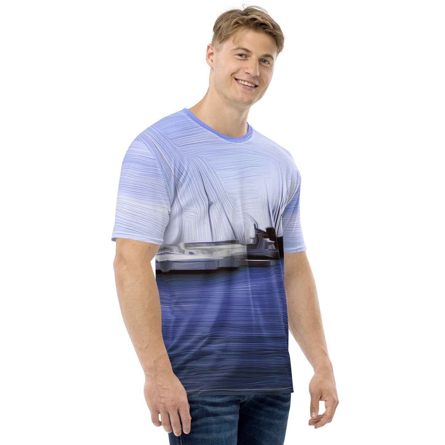 The Sleeping Yachts (at Afternoon) - Mens T-Shirt iSAW Company