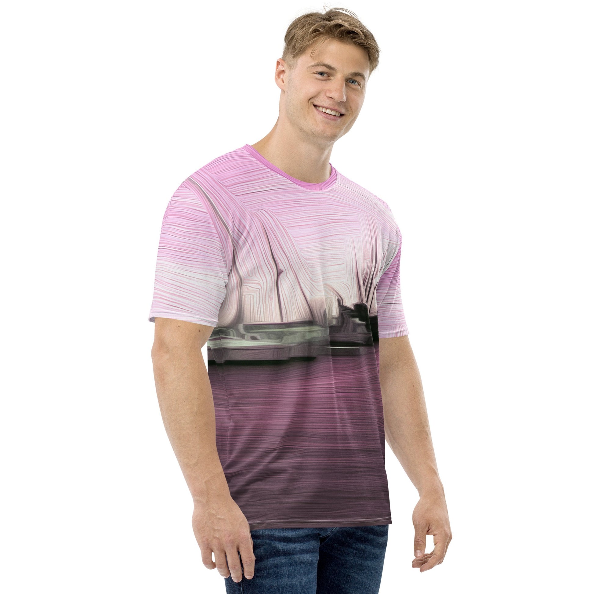 The Sleeping Yachts (at Evening) - Mens T-Shirt - iSAW Company