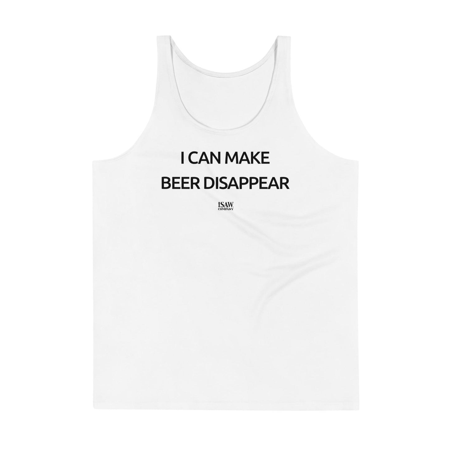 I Can Make Beer Disappear - Mens White Tank Top