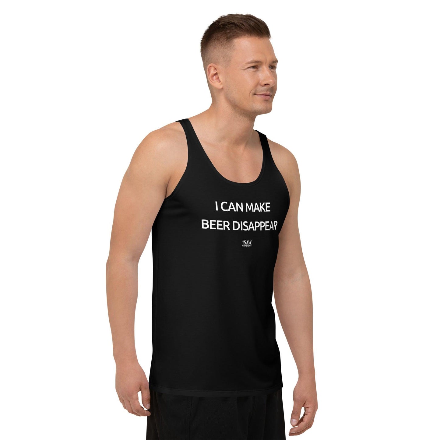 I Can Make Beer Disappear - Mens Black Tank Top