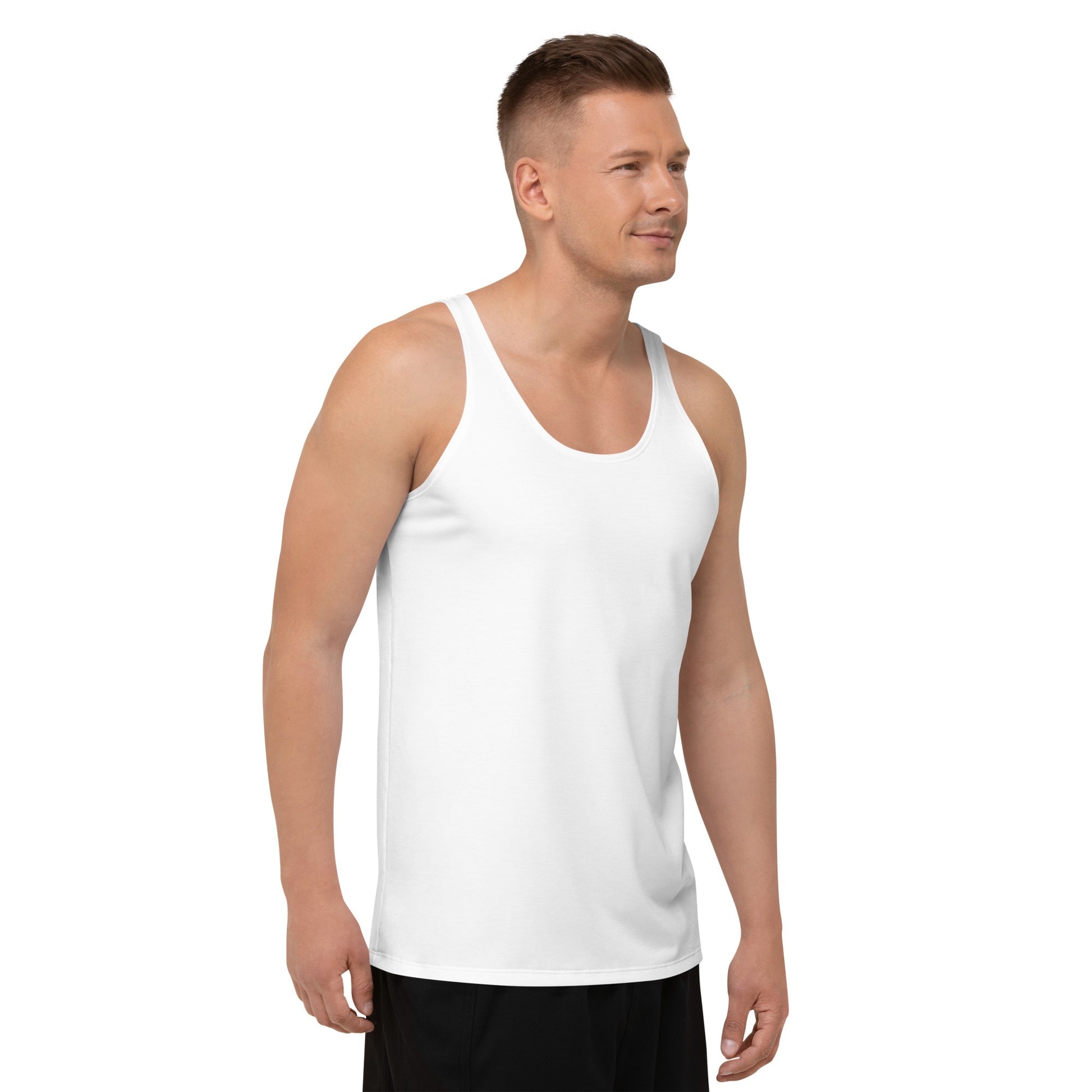 iSAW Mens White Tank Top - iSAW Company - iSAW Company