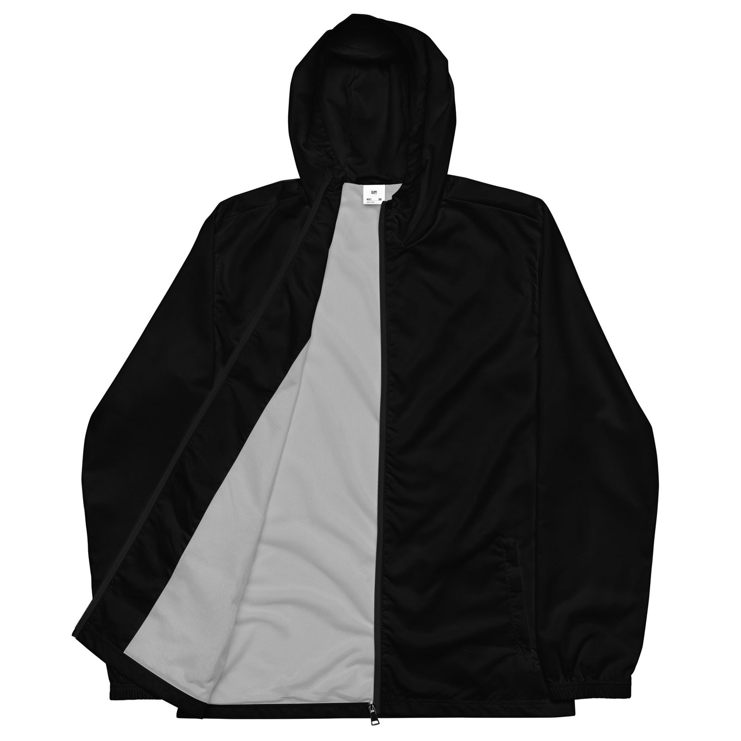 iSAW Mens Black Windbreaker - iSAW Company