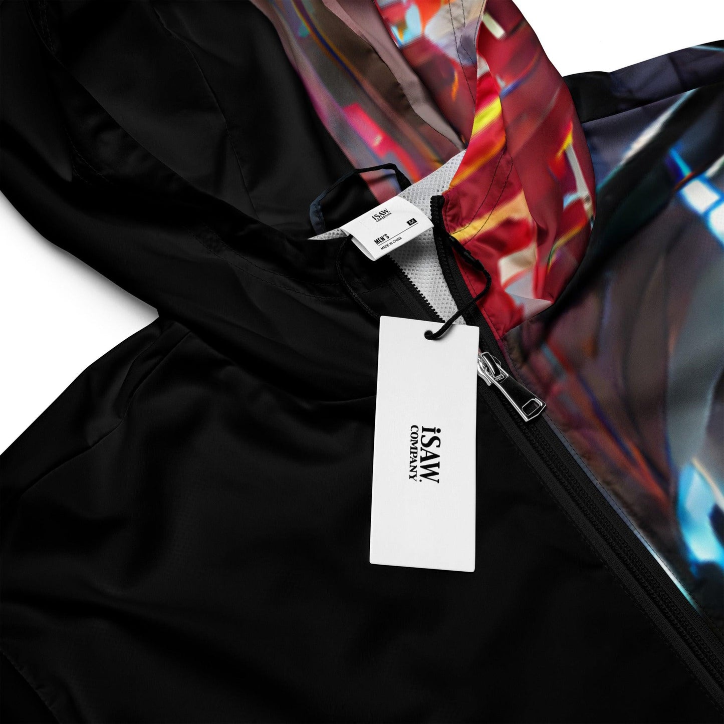 Half Black Half Báijiǔ - Mens Windbreaker - iSAW Company