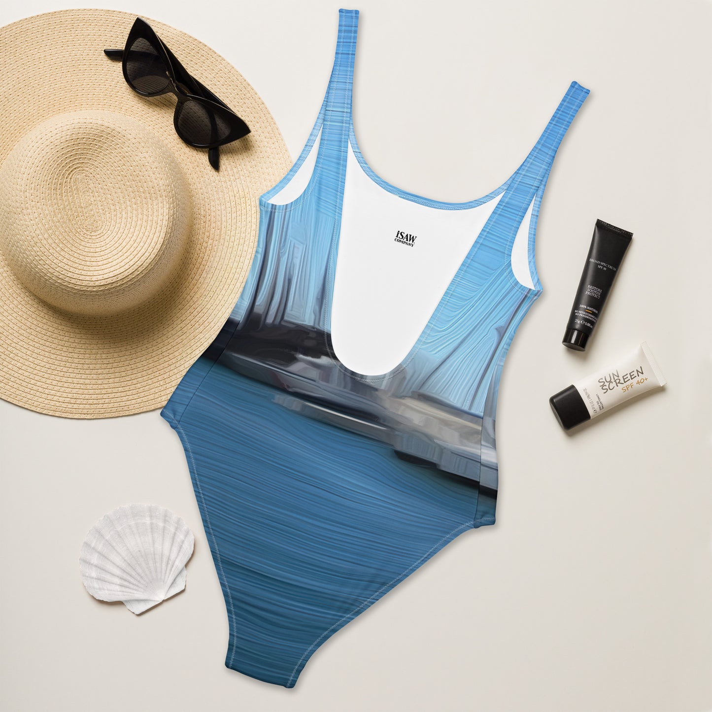 The Sleeping Yachts (at Morning) - Womens One - Piece Swimsuit - iSAW Company