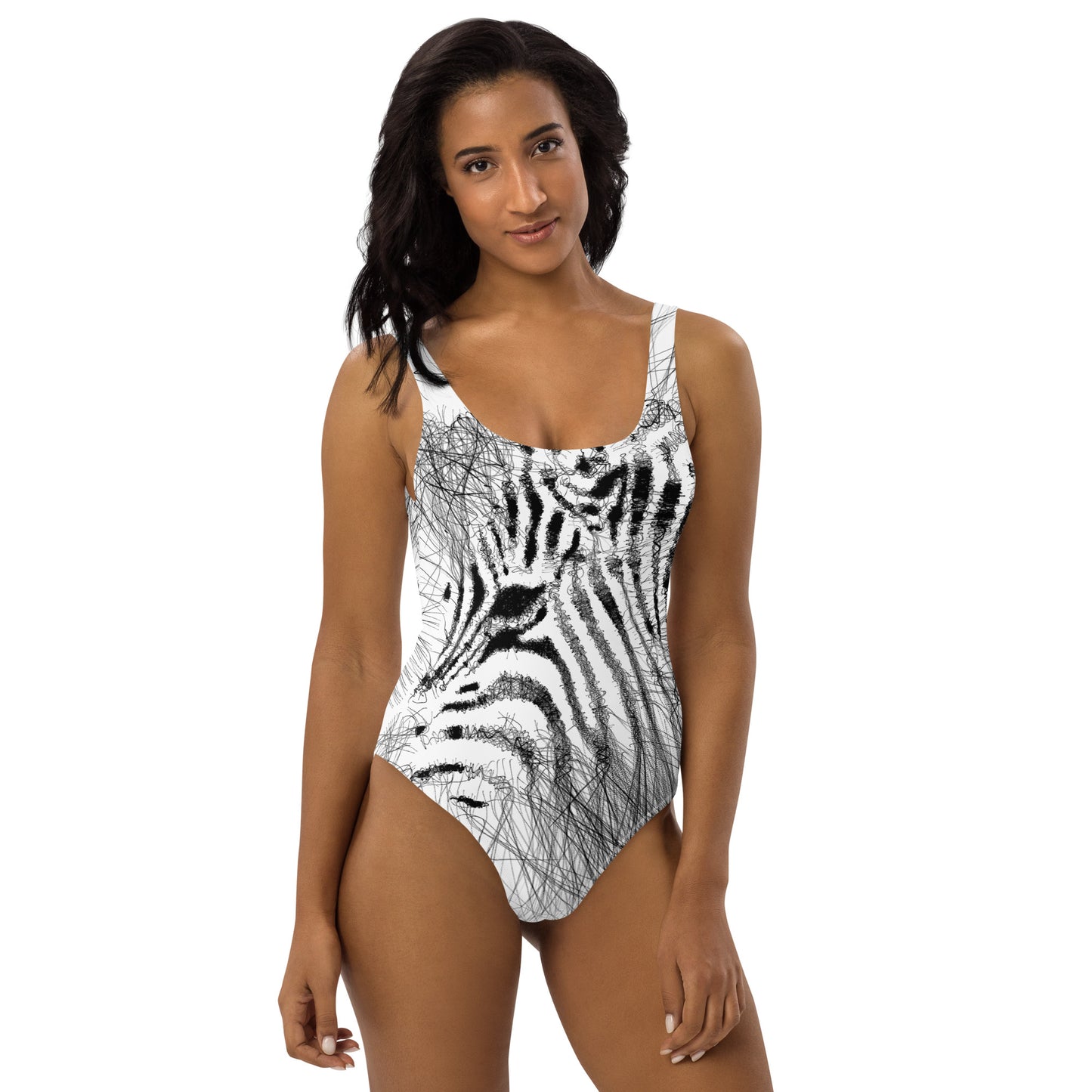 Zebrart - Womens One - Piece Swimsuit - iSAW Company