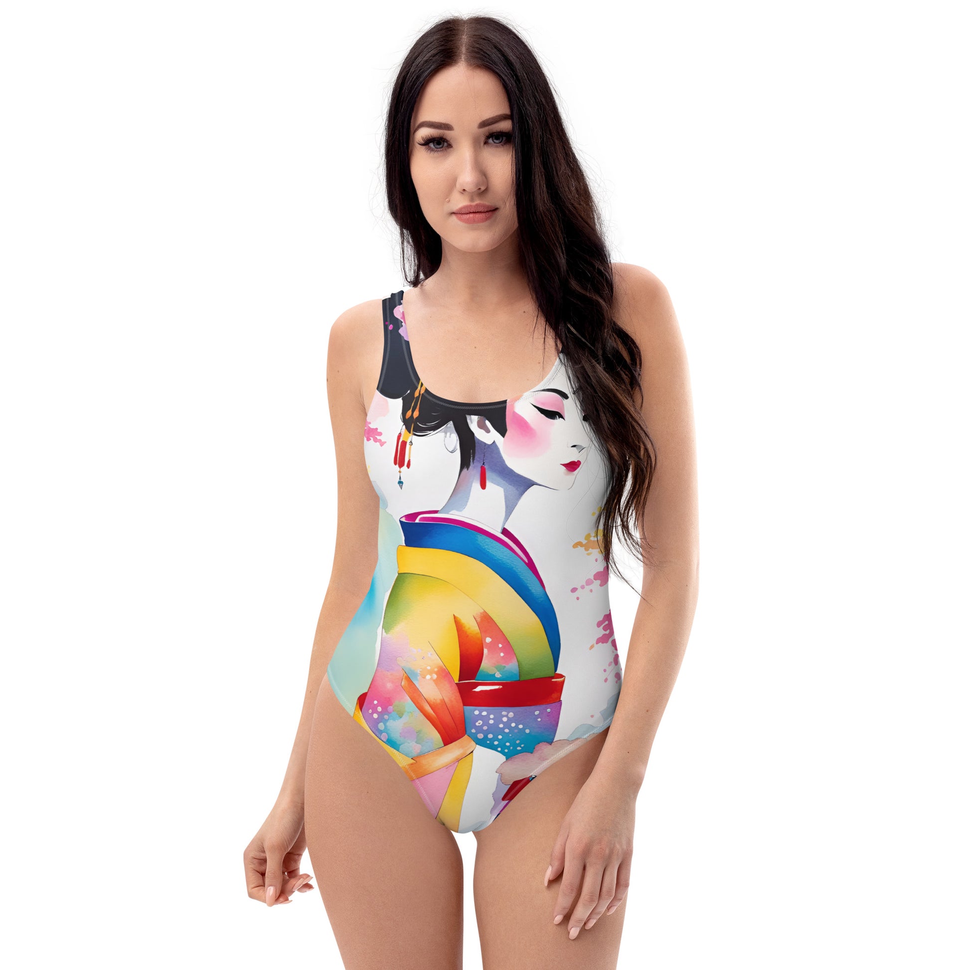 Geisha Girl - Womens One - Piece Swimsuit - iSAW Company