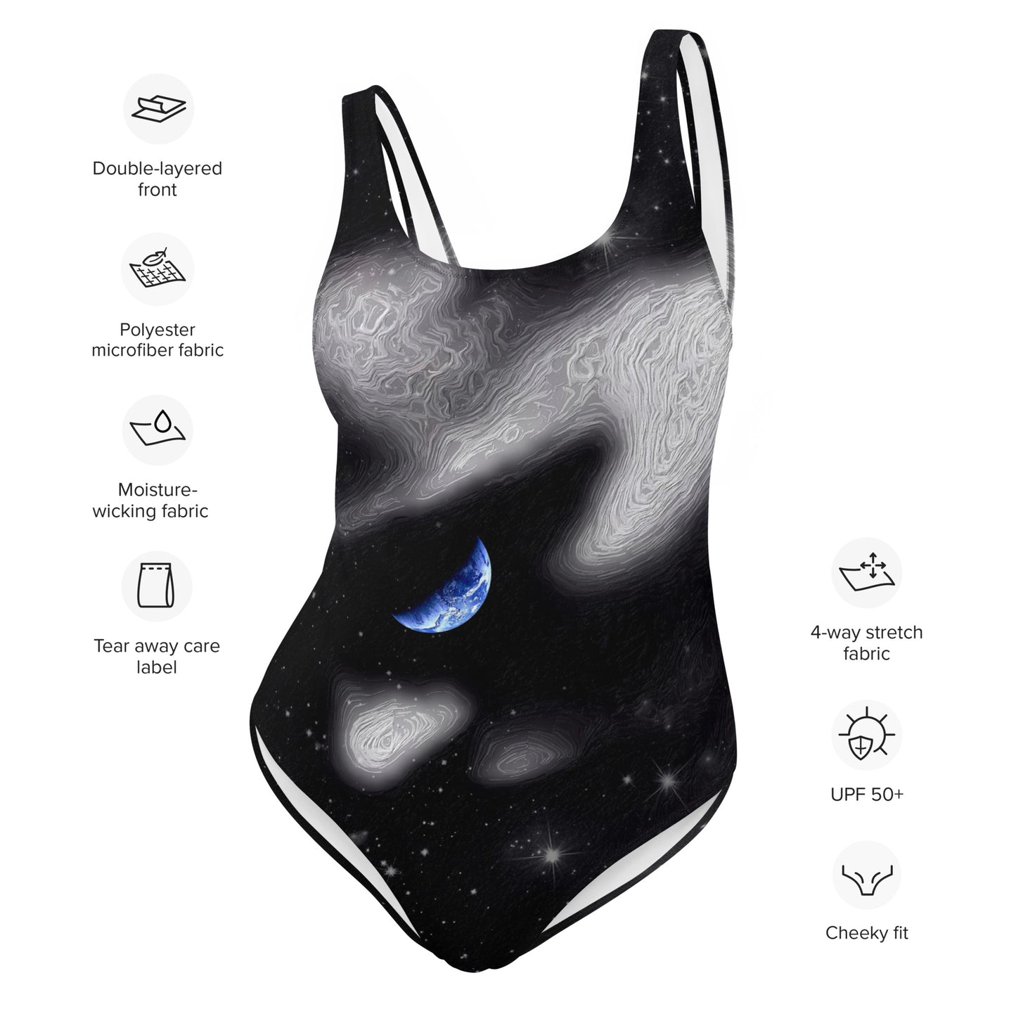 In The Quiet of Your Mind - Womens One - Piece Swimsuit - iSAW Company