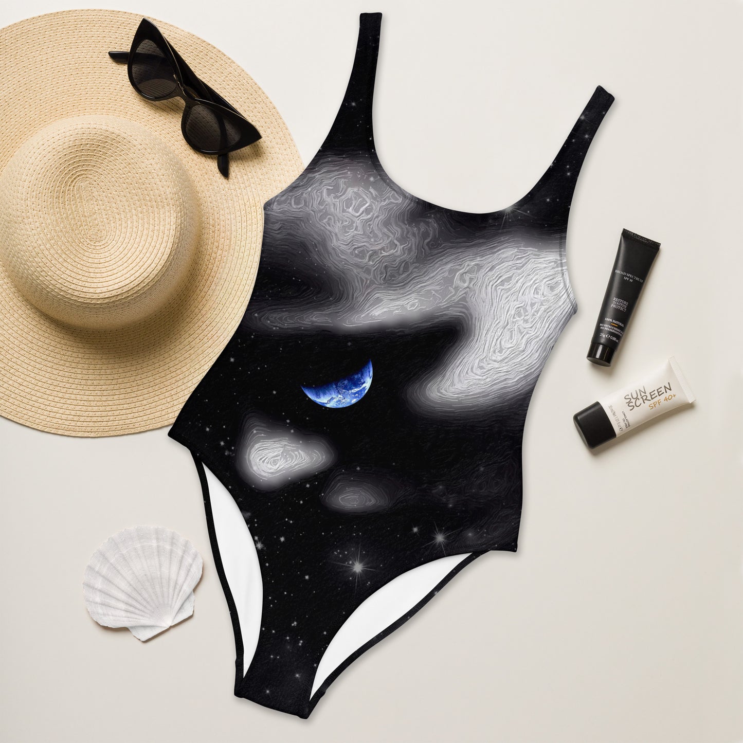 In The Quiet of Your Mind - Womens One - Piece Swimsuit - iSAW Company