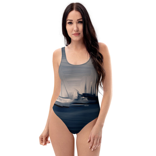 The Sleeping Yachts (at Sunrise) - Womens One - Piece Swimsuit - iSAW Company