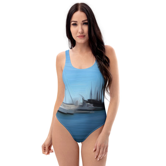 The Sleeping Yachts (at Morning) - Womens One - Piece Swimsuit - iSAW Company