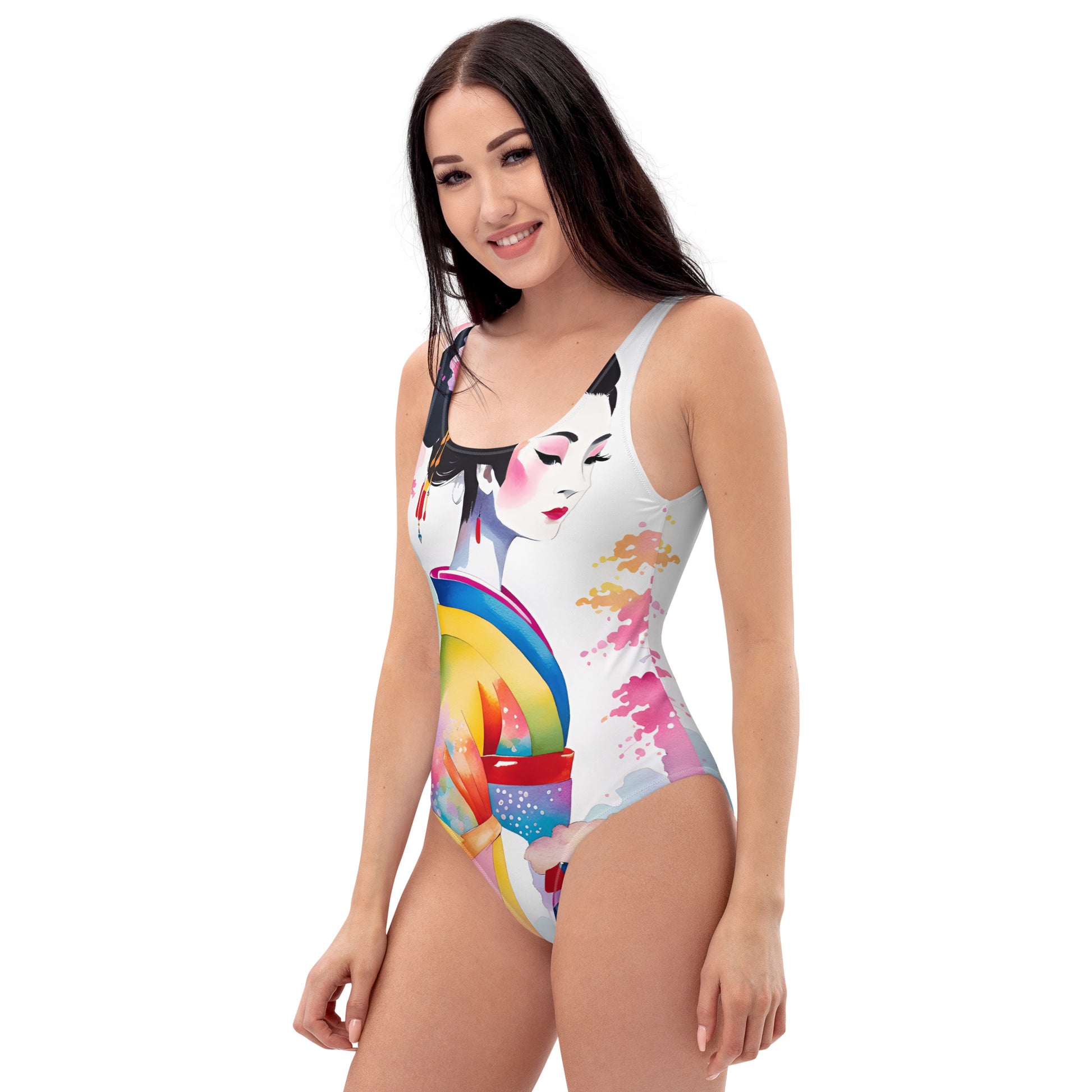 Geisha Girl - Womens One - Piece Swimsuit - iSAW Company