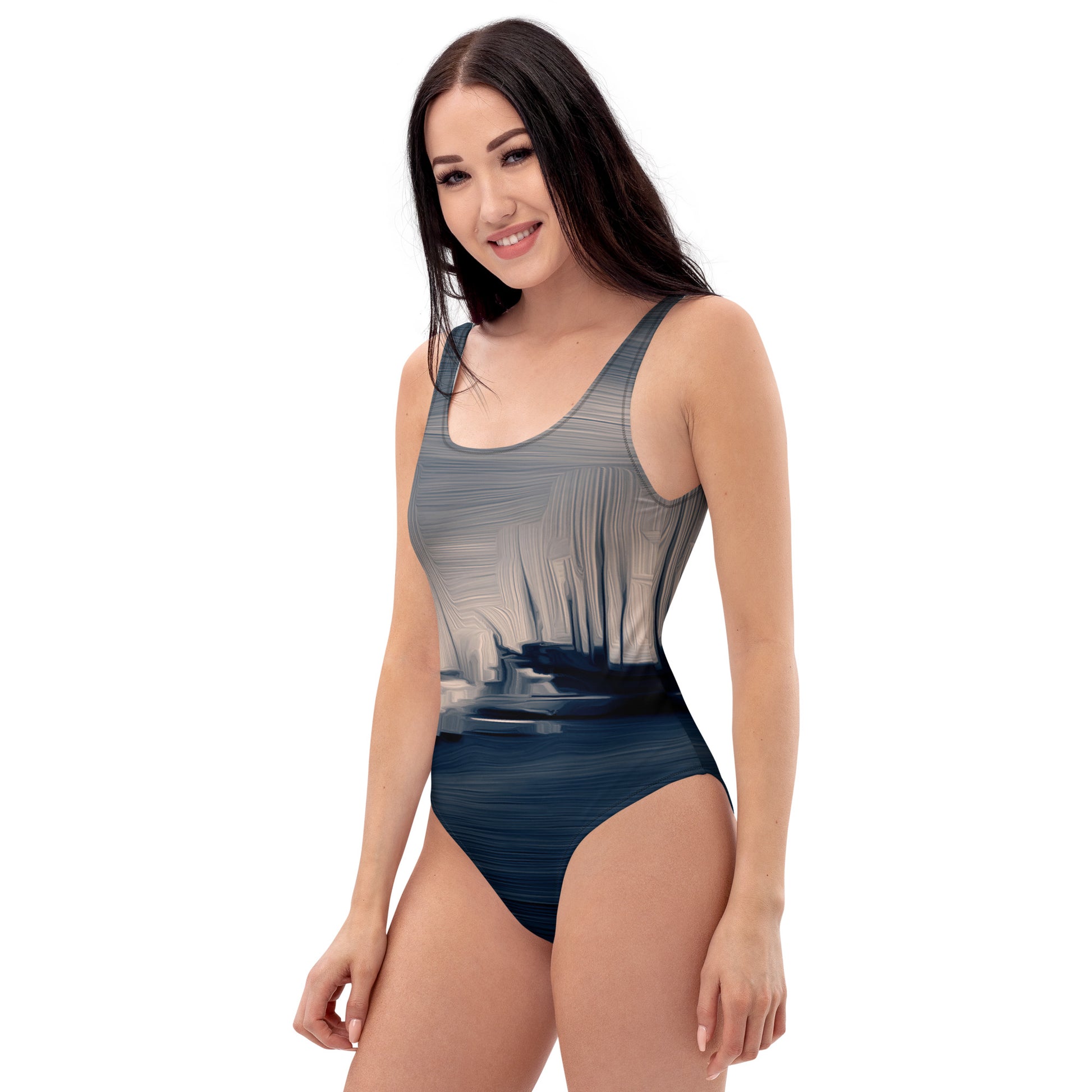The Sleeping Yachts (at Sunrise) - Womens One - Piece Swimsuit - iSAW Company