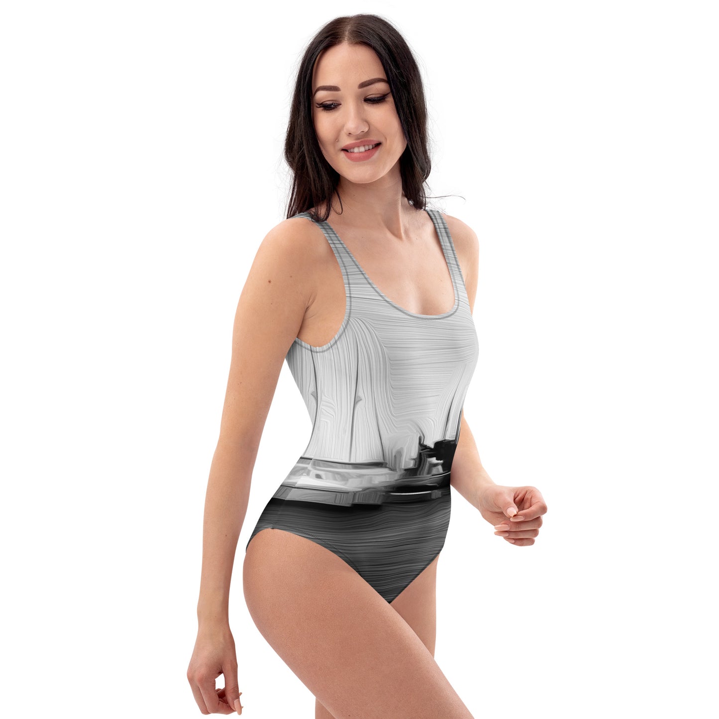 The Sleeping Yachts (at Night) - Womens One - Piece Swimsuit - iSAW Company