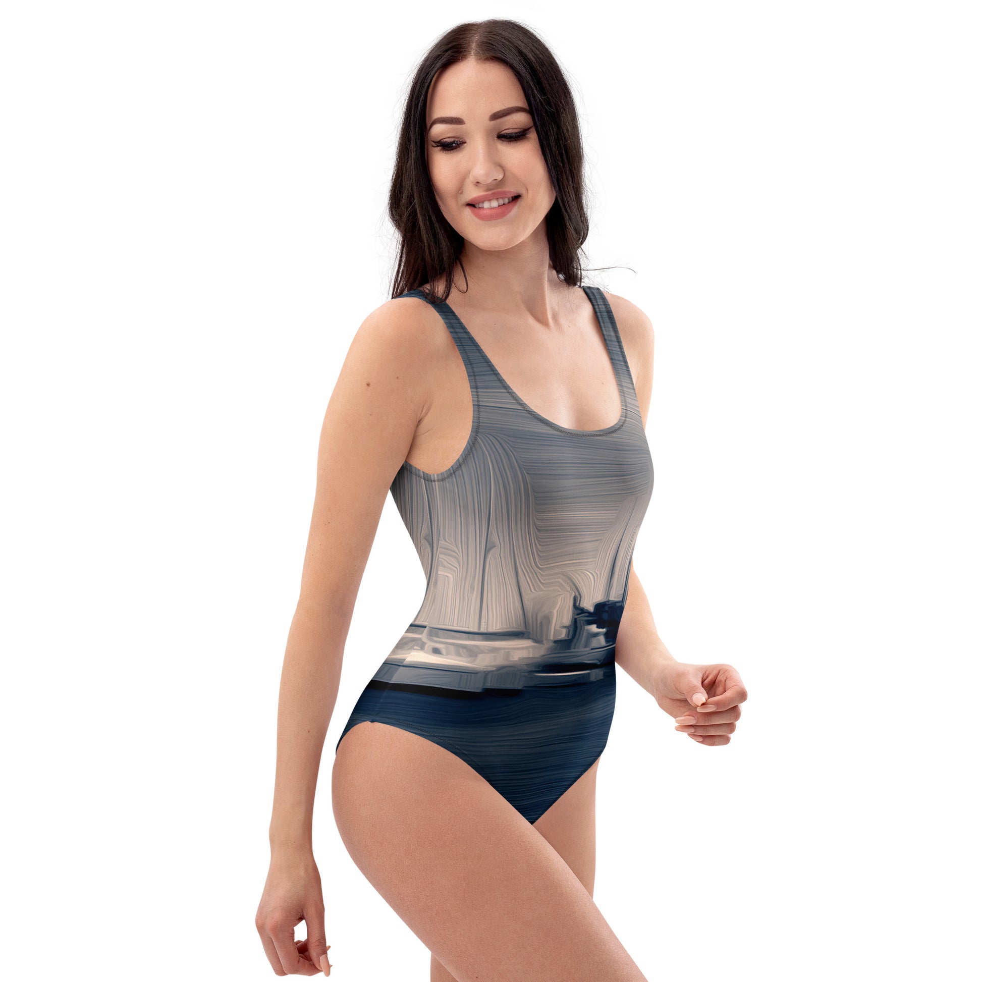 The Sleeping Yachts (at Sunrise) - Womens One - Piece Swimsuit - iSAW Company