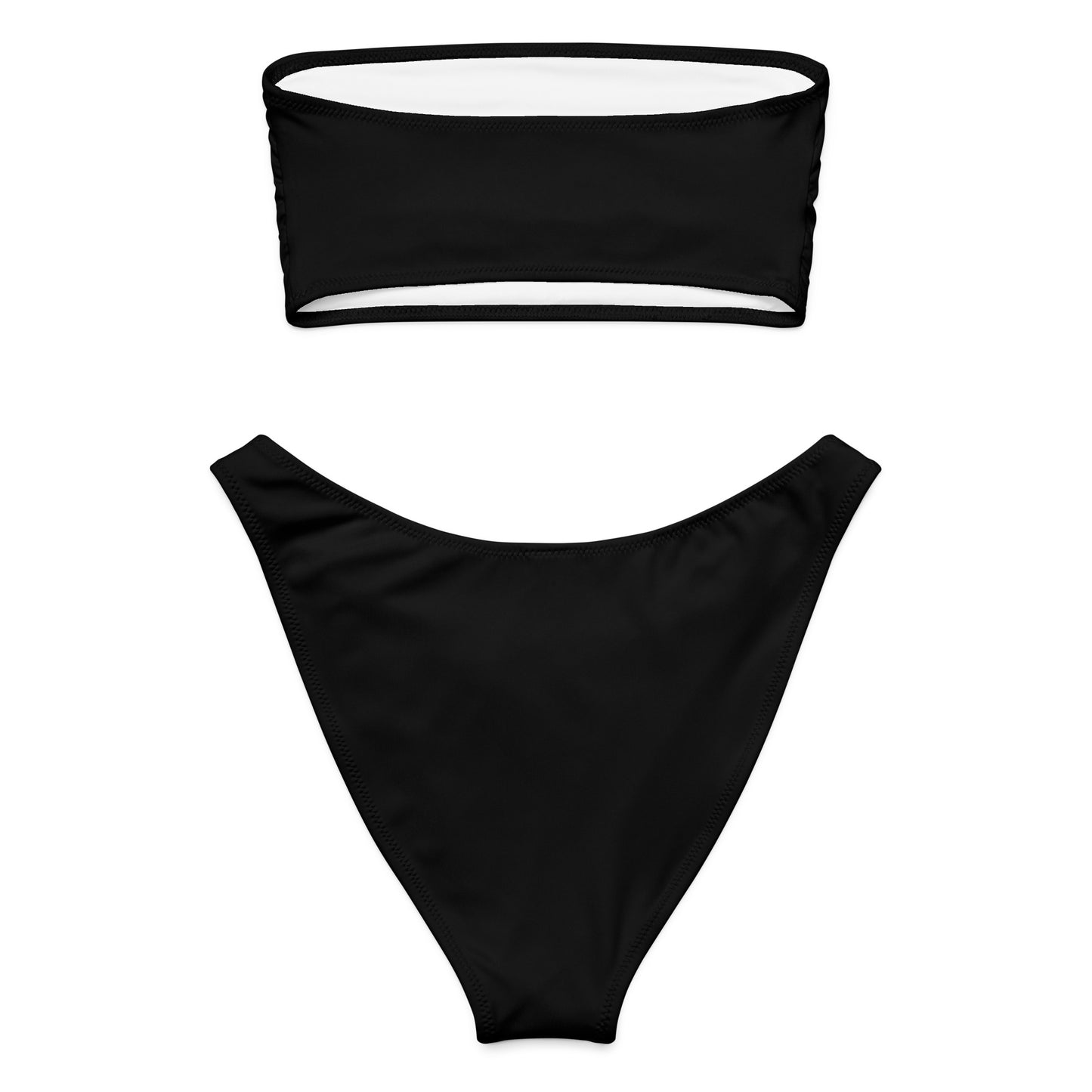 iSAW Womens Black Bandeau Bikini - iSAW Company