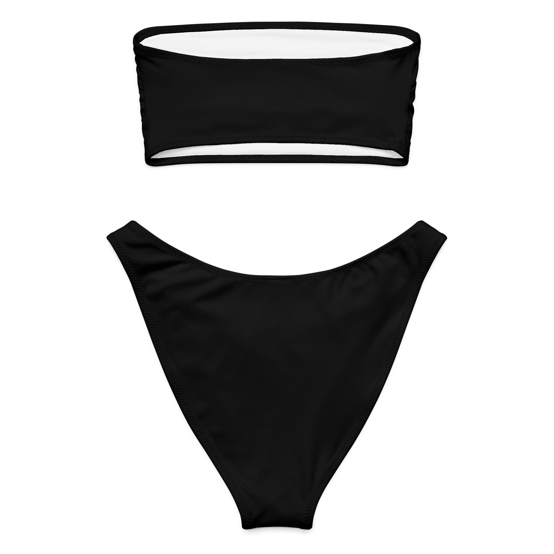 iSAW Womens Black Bandeau Bikini - iSAW Company