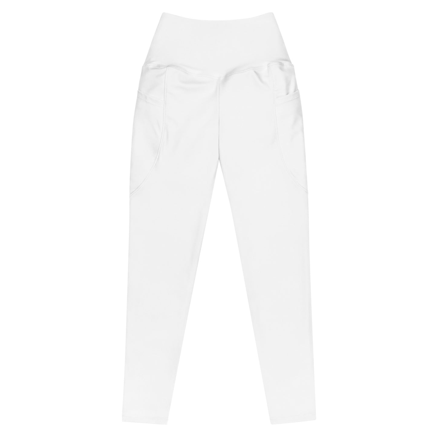 iSAW Womens White Leggings with Pockets - iSAW Company