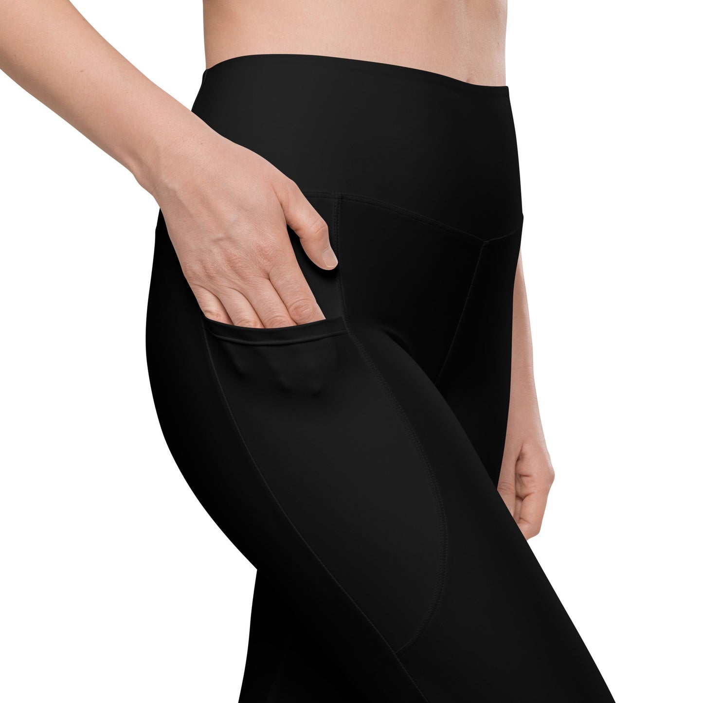 iSAW Womens Black Leggings with Pockets - iSAW Company