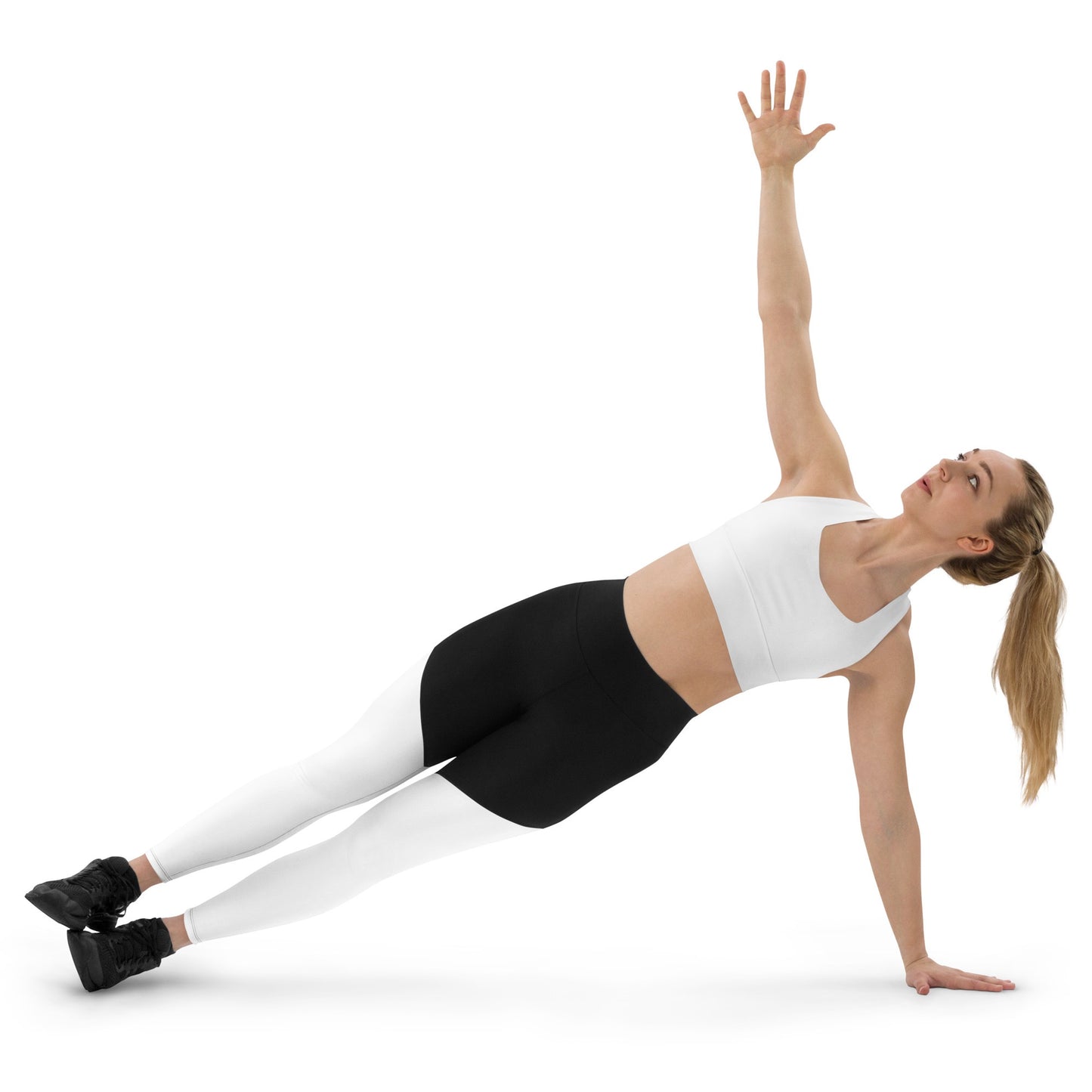 iSAW Womens White Sports Bra - Comfort Fit - iSAW Company