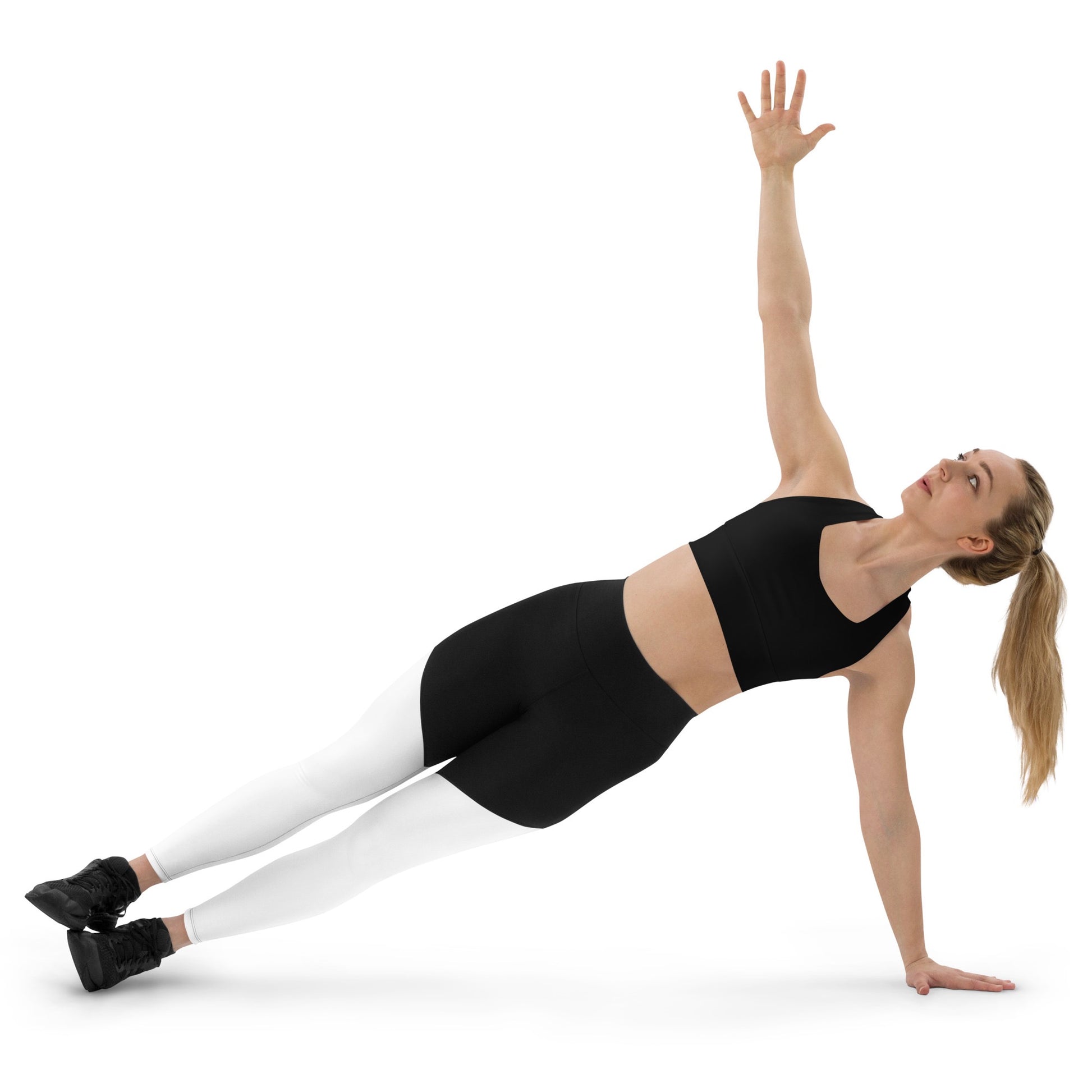 iSAW Womens Black Sports Bra - Comfort Fit - iSAW Company