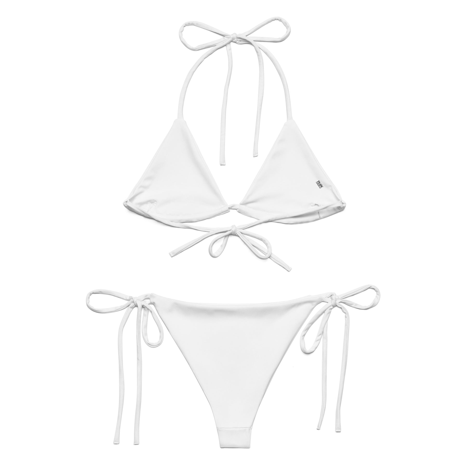 iSAW Womens White String Bikini - iSAW Company
