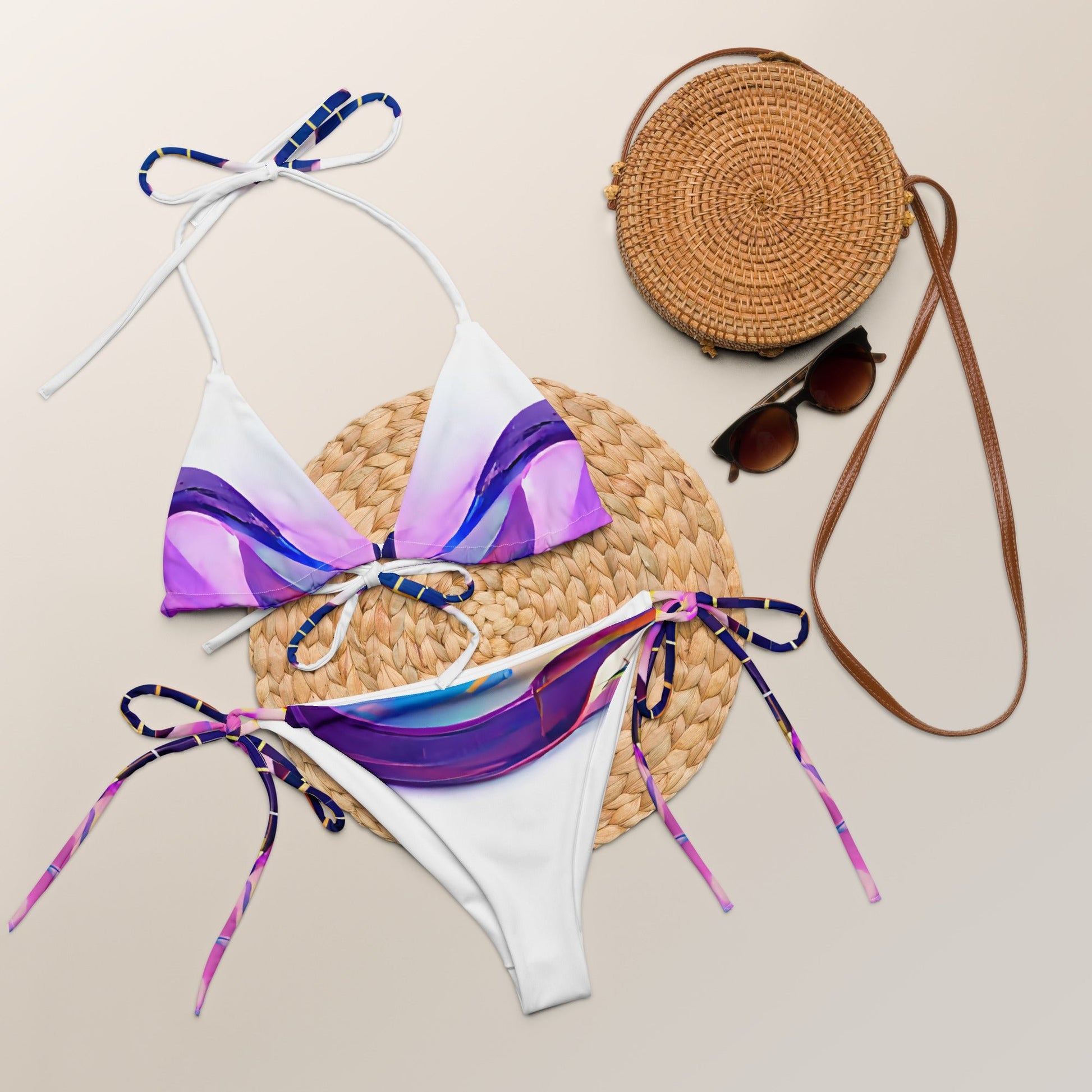 Hippie Guitar - Womens String Bikini - iSAW Company