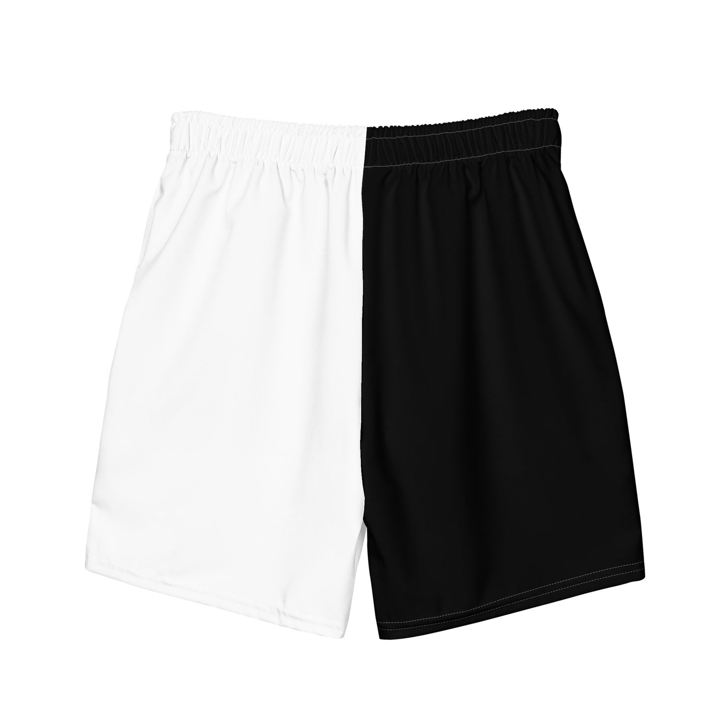 Half Black Half White - Mens Swim Trunks - iSAW Company