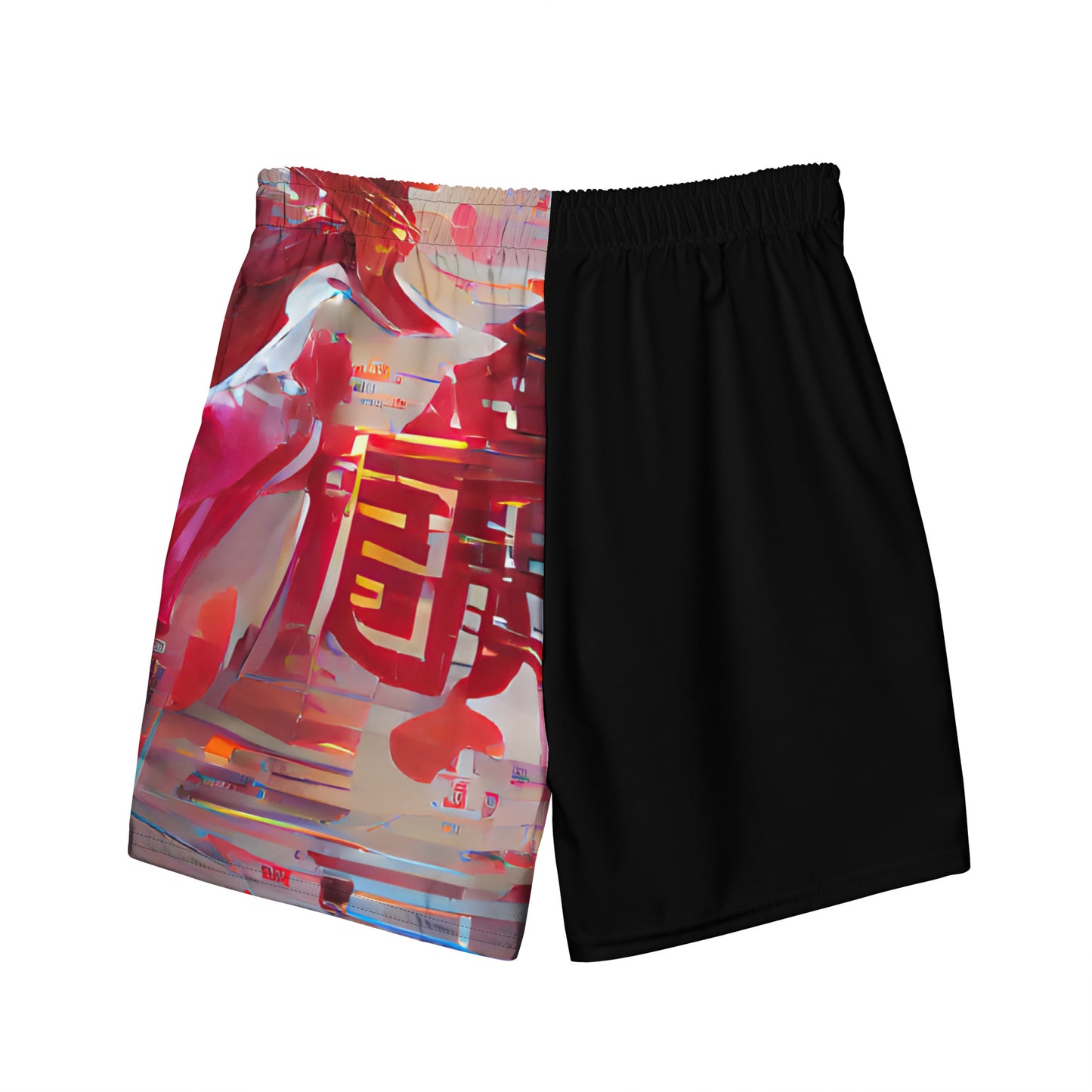 Half Black Half Báijiǔ - Mens Swim Trunks - iSAW Company