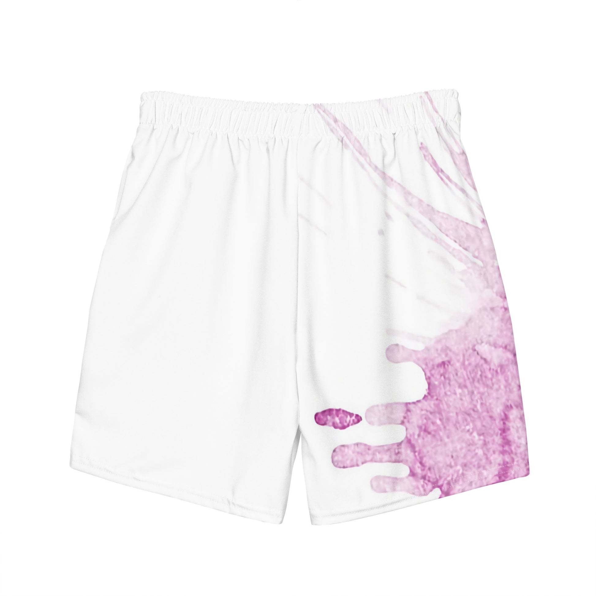 Watercolour Pink Splash - Mens Swim Trunks - iSAW Company